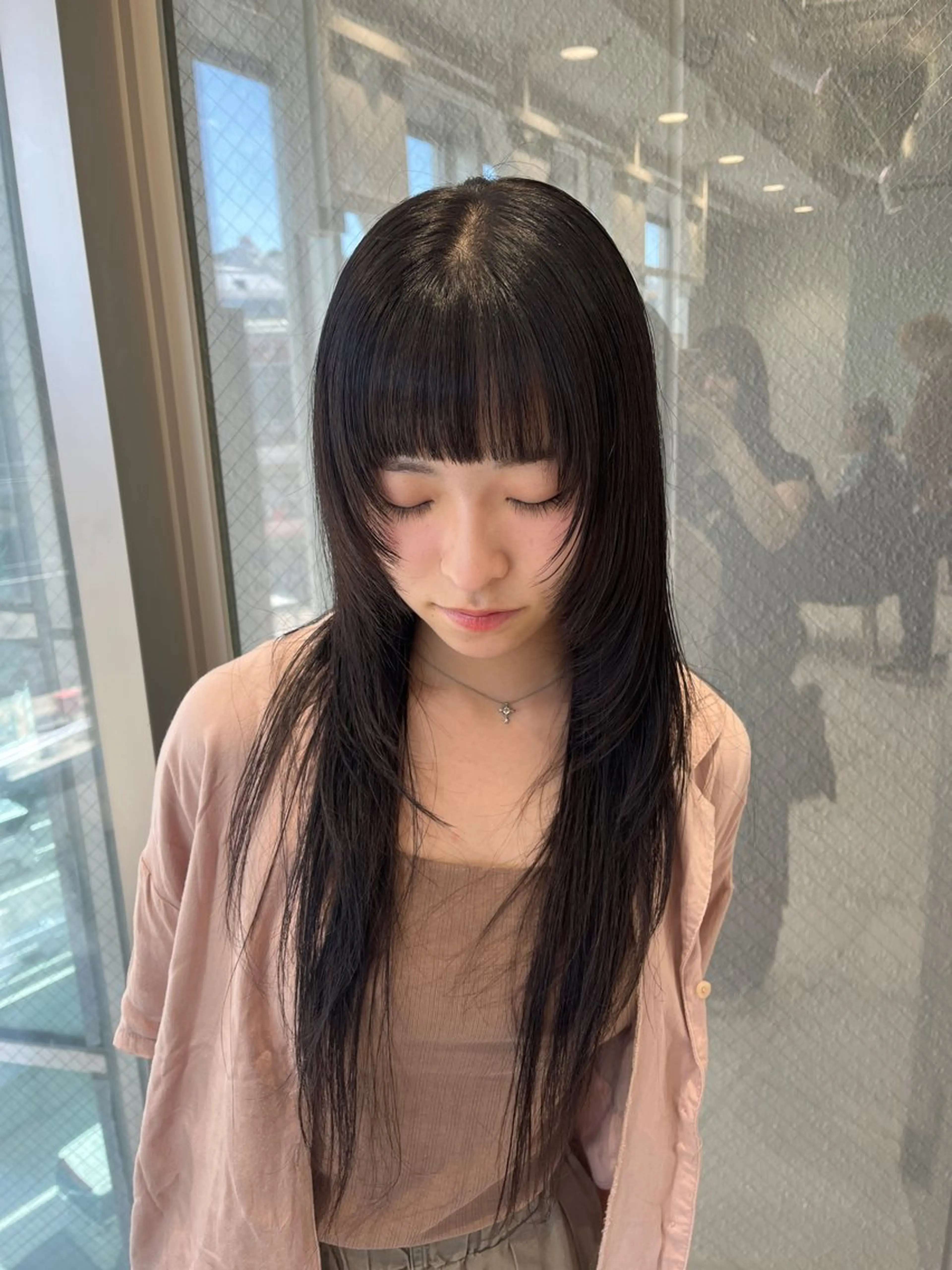 🖤就活・校則OK🖤黒染めしないオフブラックカラーの写真