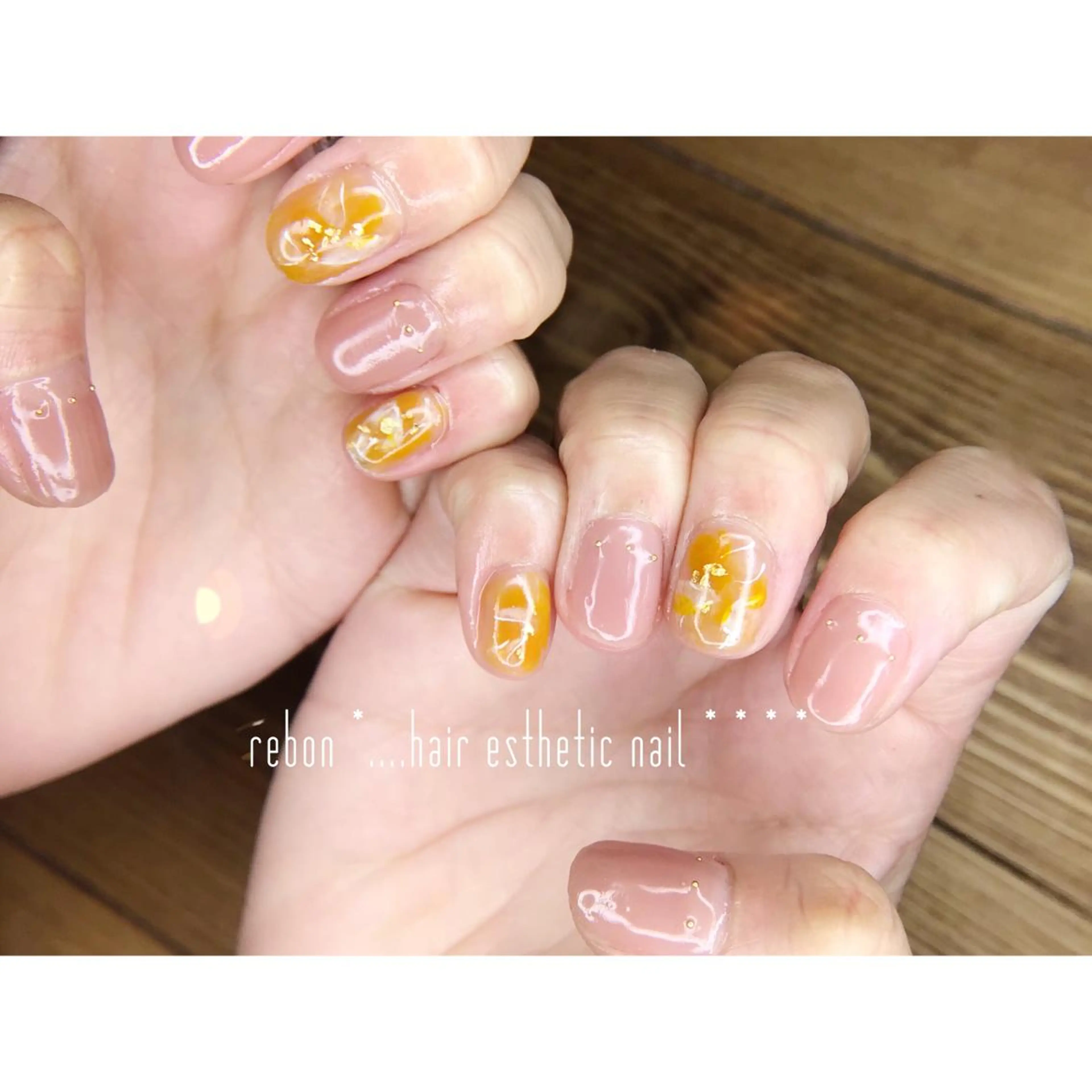 ネイル ハンドネイル フットネイル rebon＊ natsukiのネイルデザイン