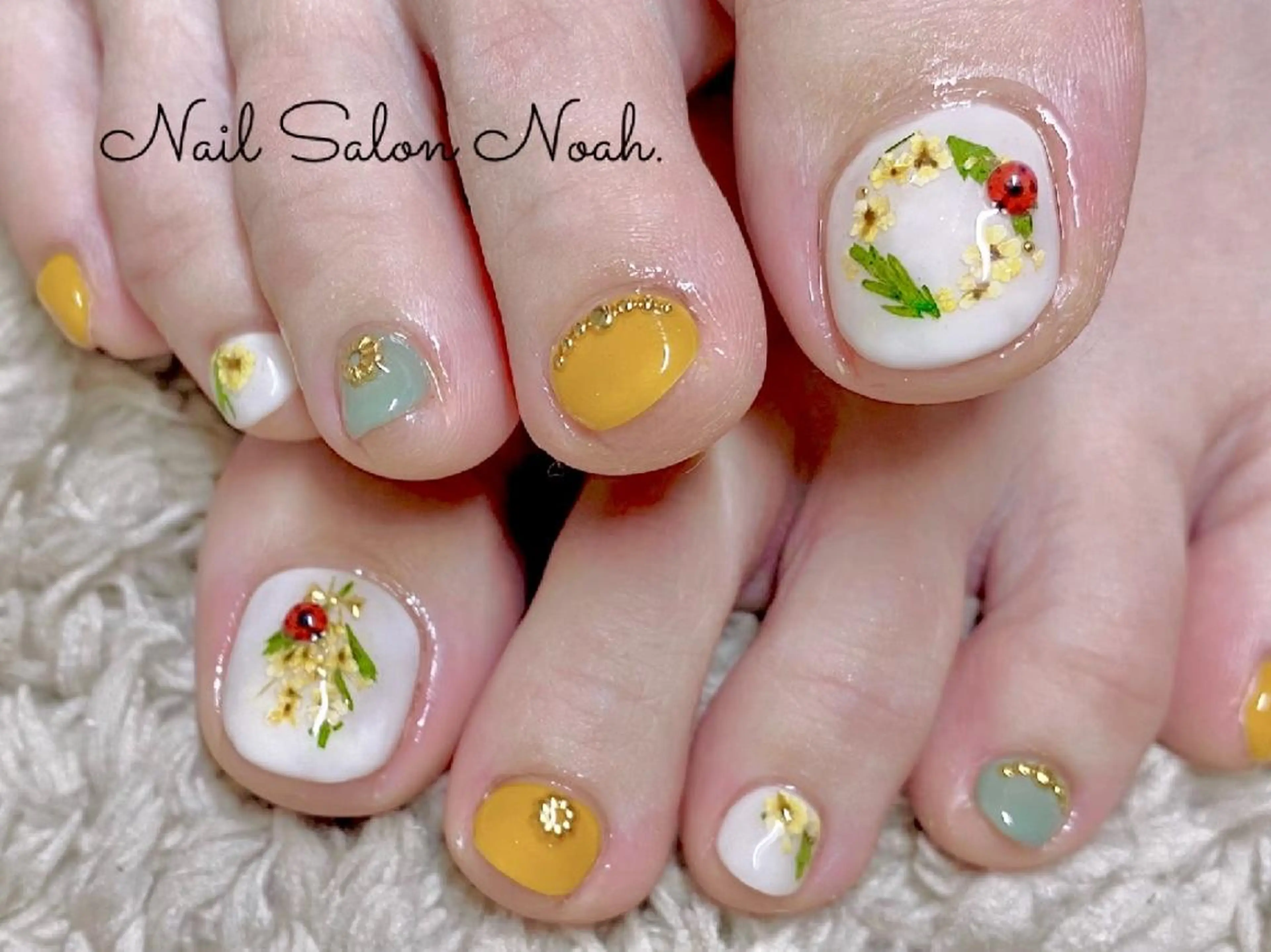 ネイル 持ち込み フットネイル Nail Salon Noah所属・Nail Salon Noah.のネイルデザイン