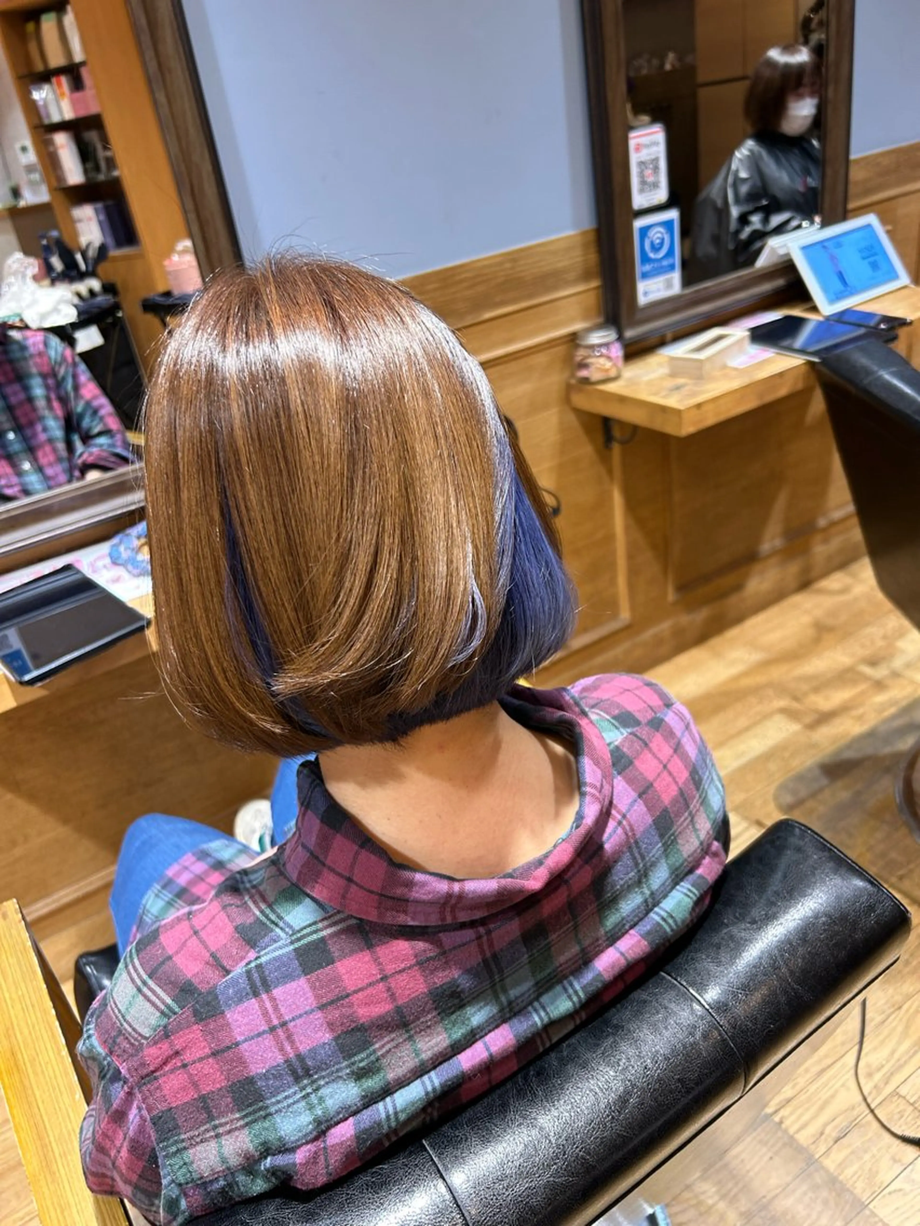 ショート カラー カット ヘアカラー トリートメント Ando Raycoのヘアスタイル