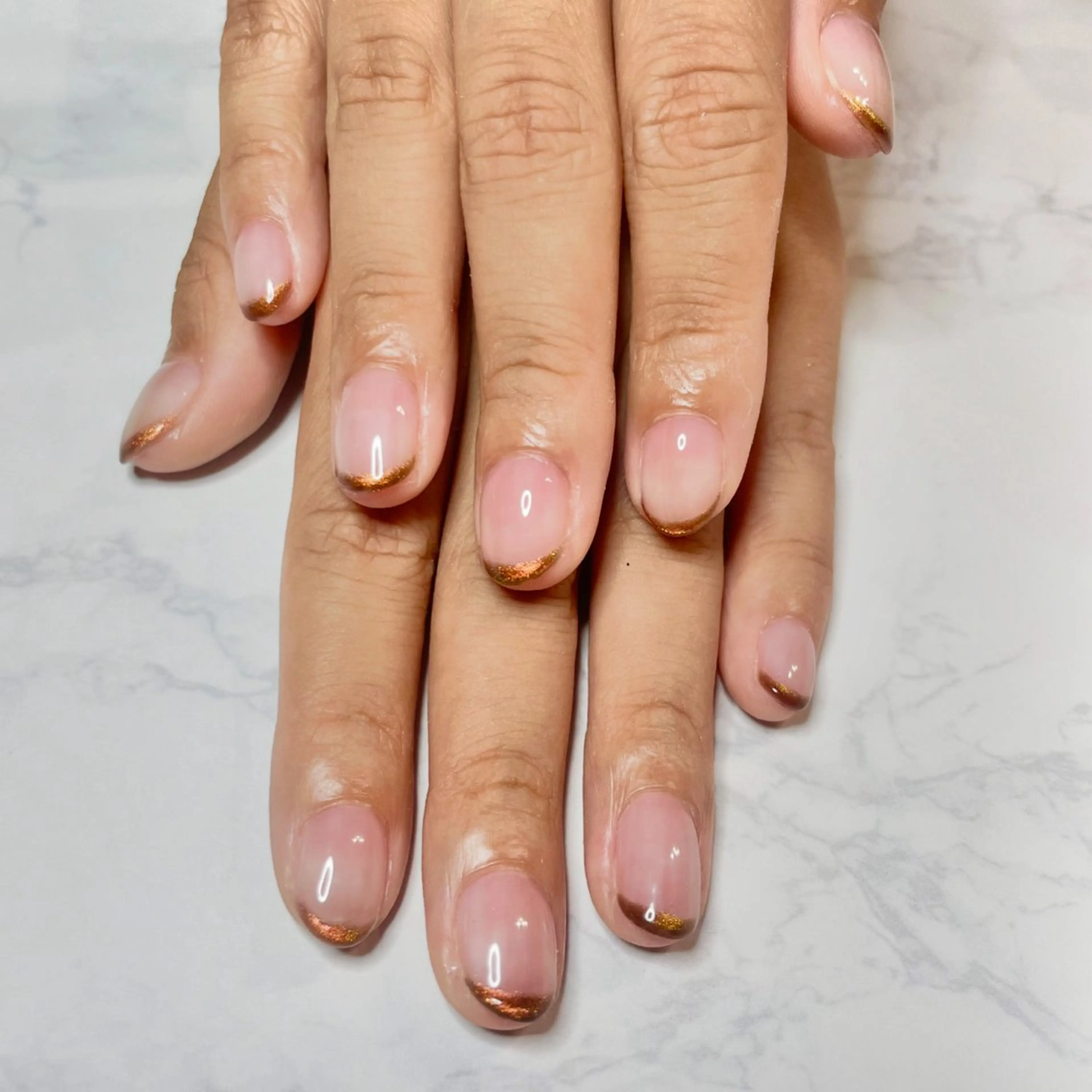 ネイル クリアネイル フレンチネイル マグネットネイル マグネットフレンチ オフィスネイル Elm beauty salonのその他イメージ