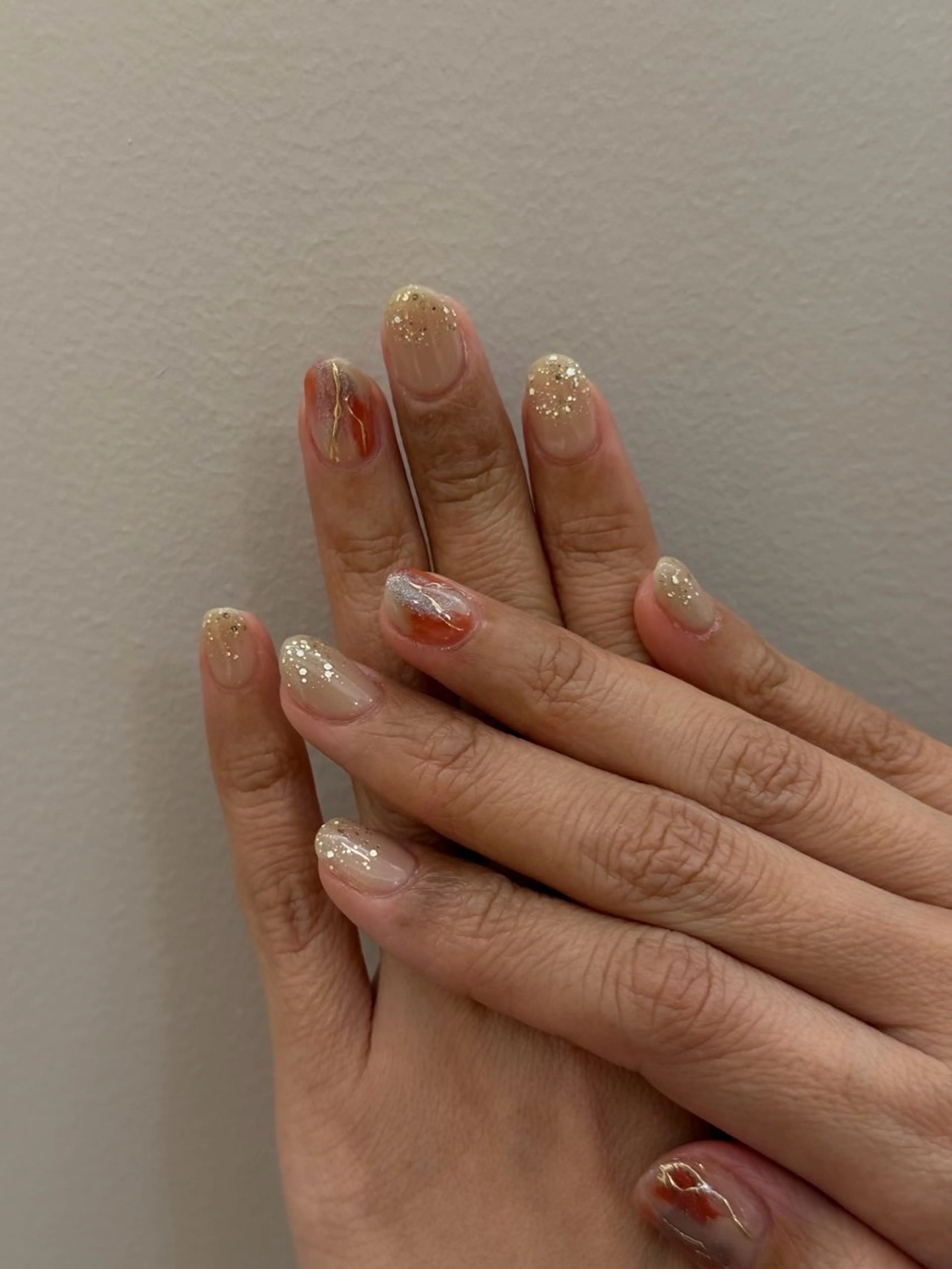 ネイル ニュアンスネイル TRIOS △nail aiのネイルデザイン