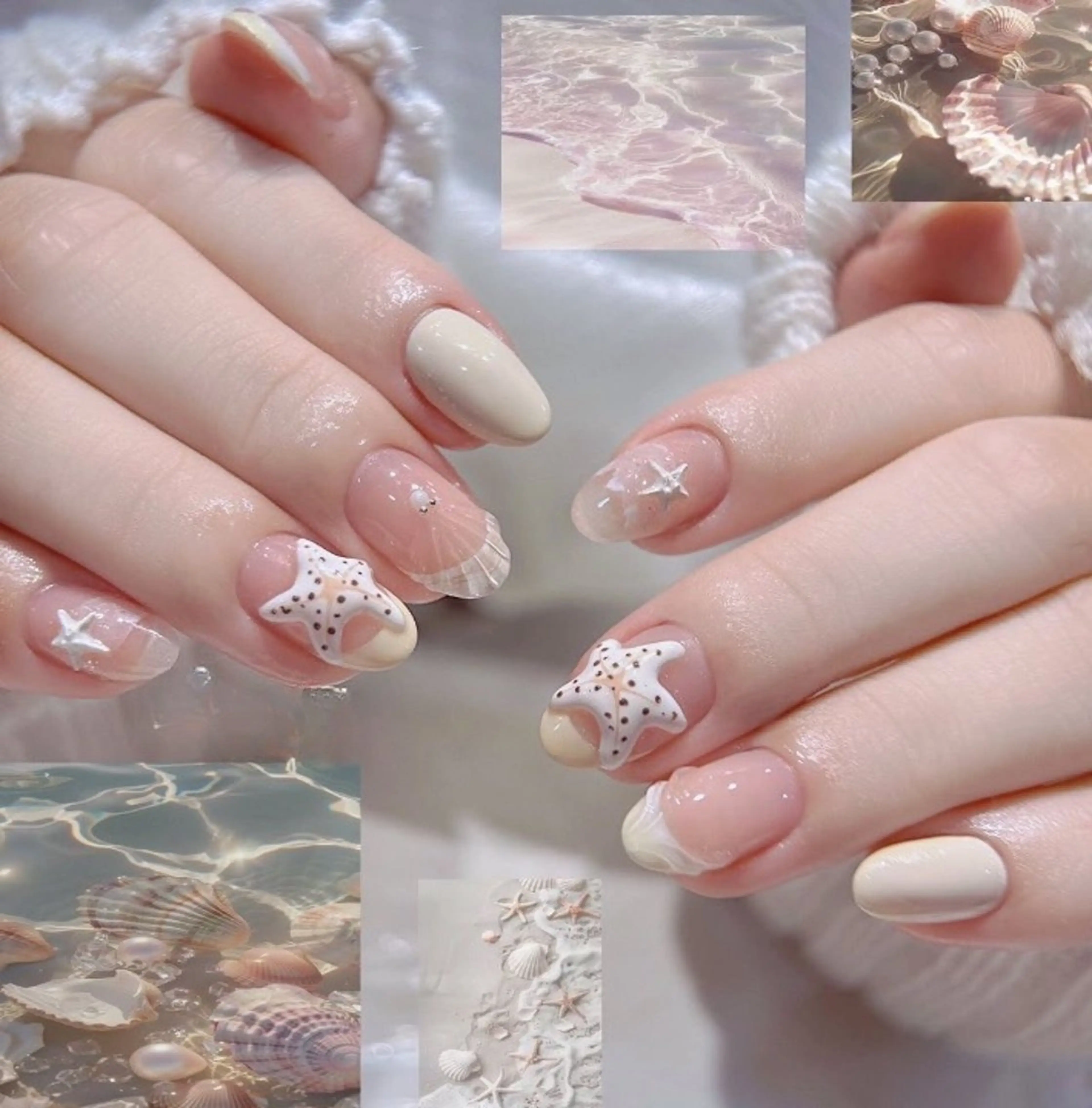 カラー グラデーションカラー ピンクカラー ハンドネイル AIN Nailのネイルデザイン