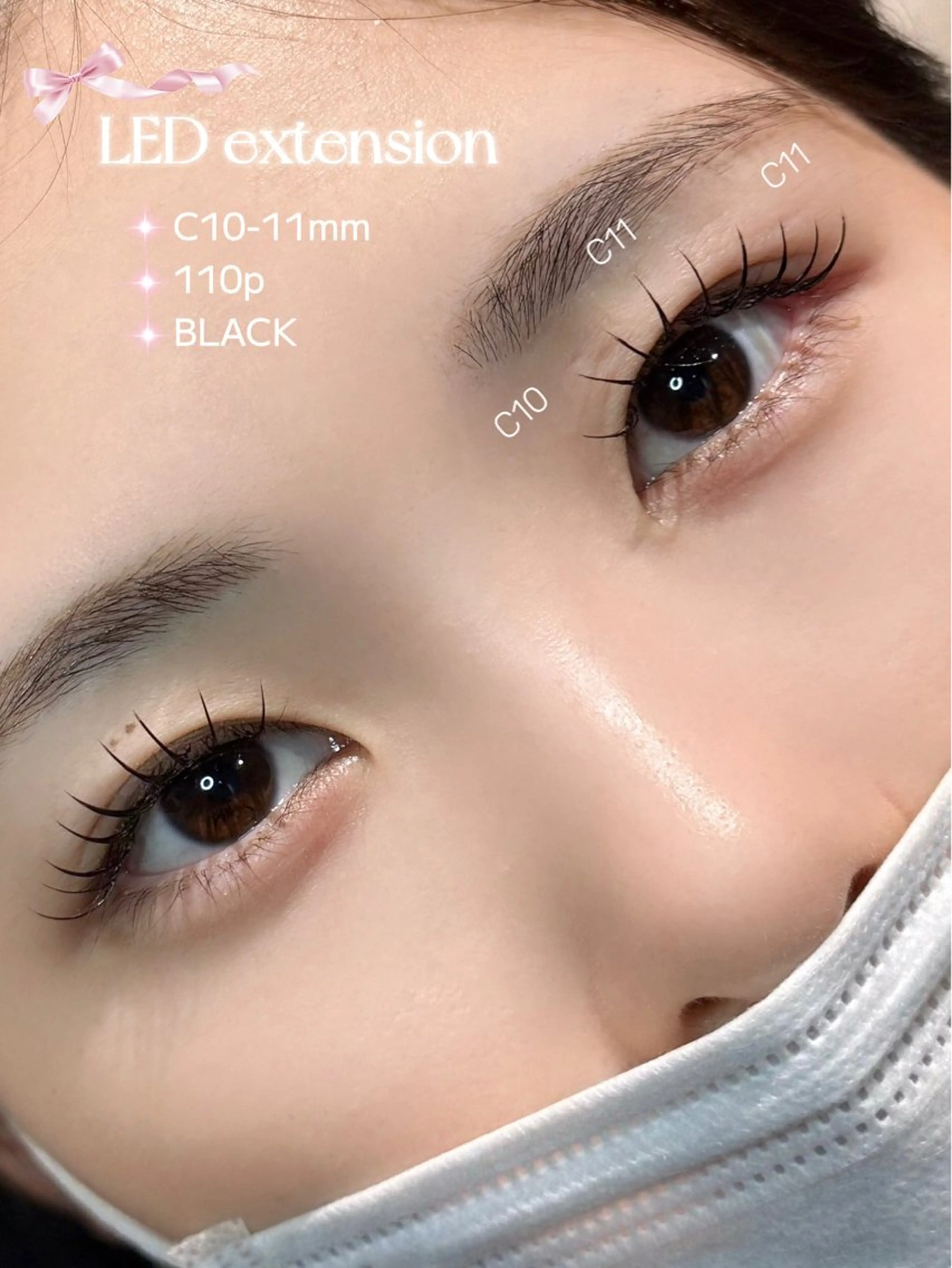 マツエク・マツパ MAQUM Rinoのマツエク・マツパデザイン