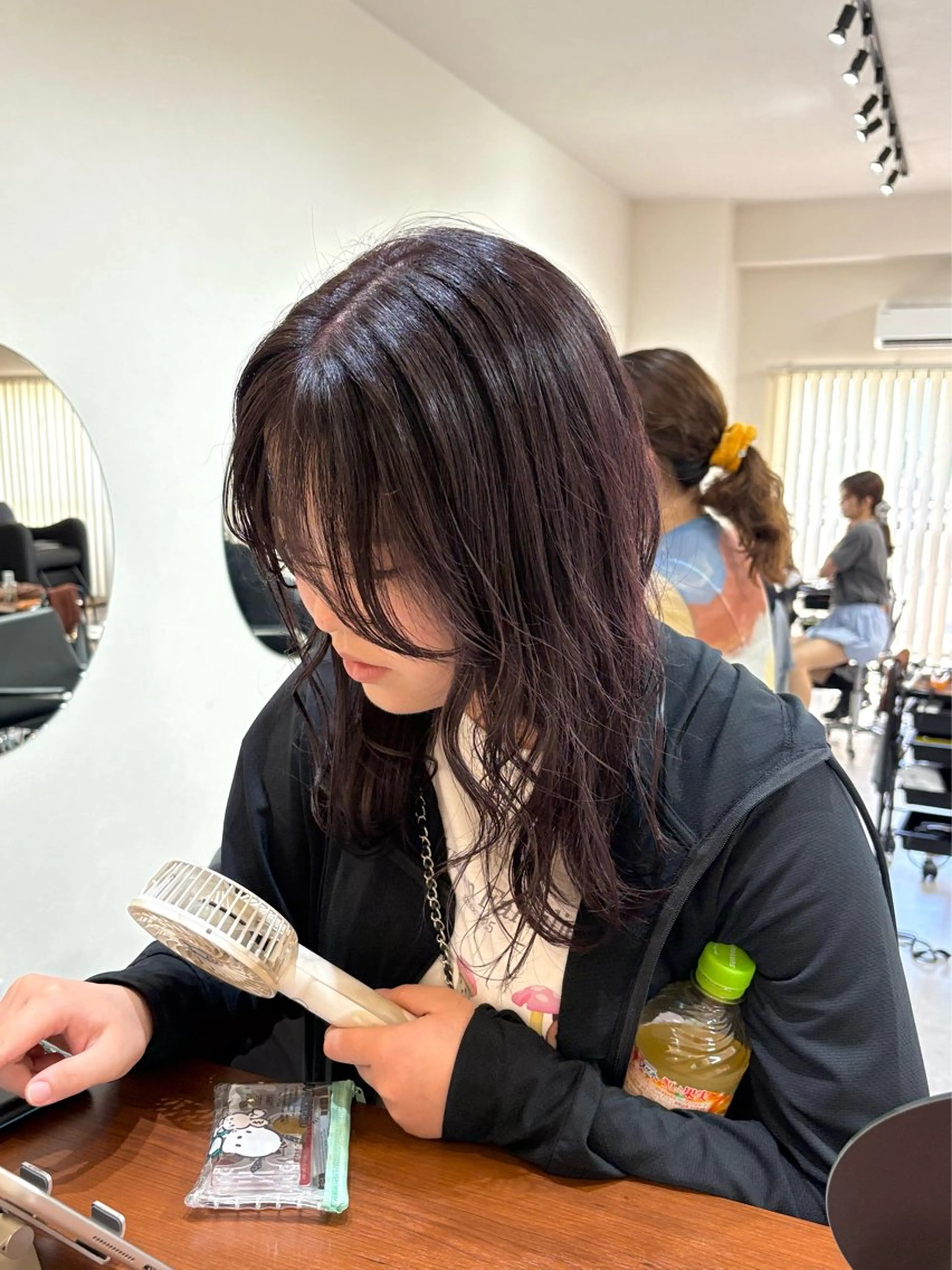 ミディアム カラー ブリーチ ラベンダーカラー カット ヘアカラー トリートメント ハル🌸柔色/ ブリーチなし/艶髪のヘアスタイル