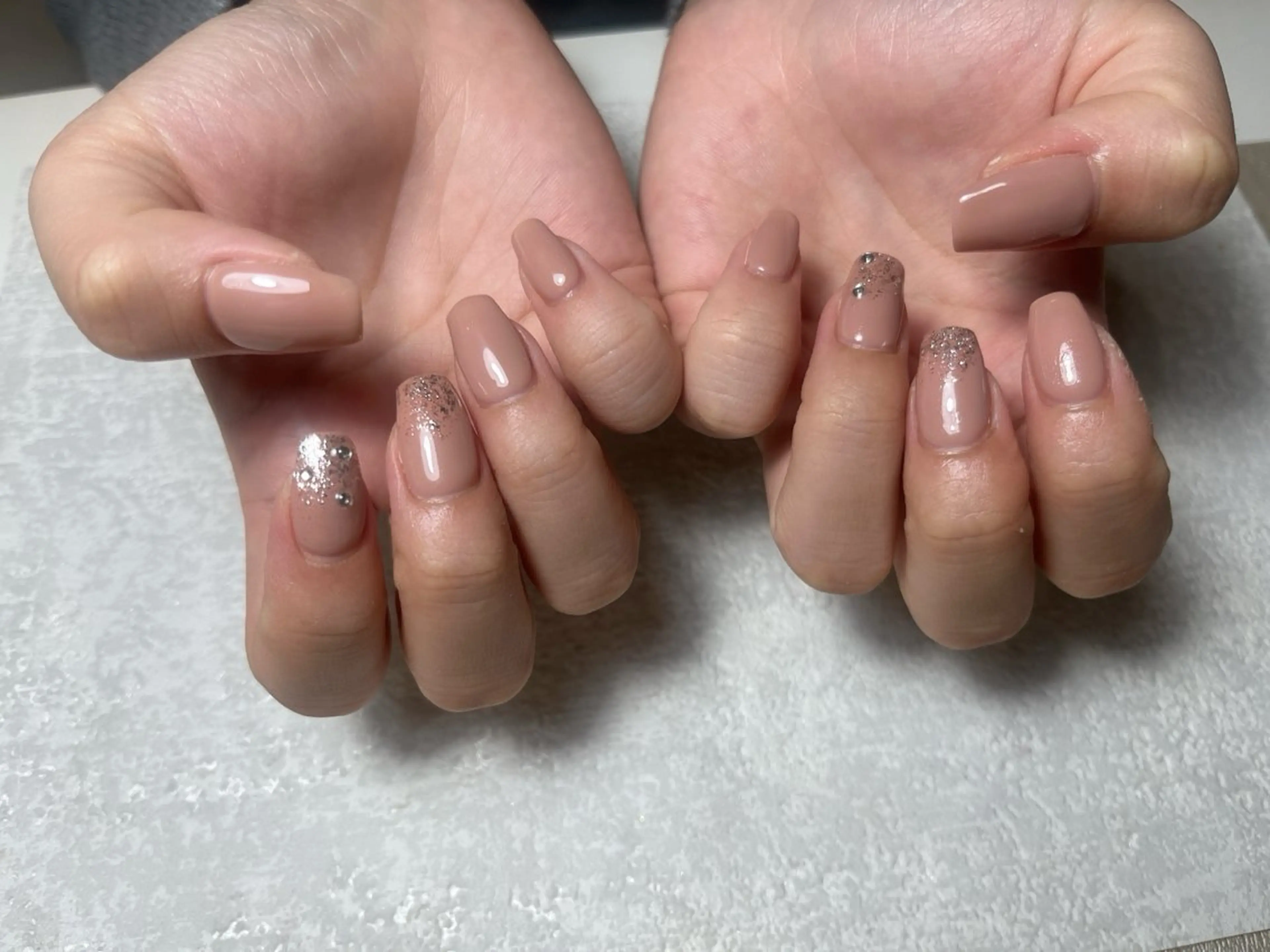 ネイル オーロラネイル フットネイル フレンチネイル ジェルネイル 韓国ネイル kikinail 溝の口のネイルデザイン