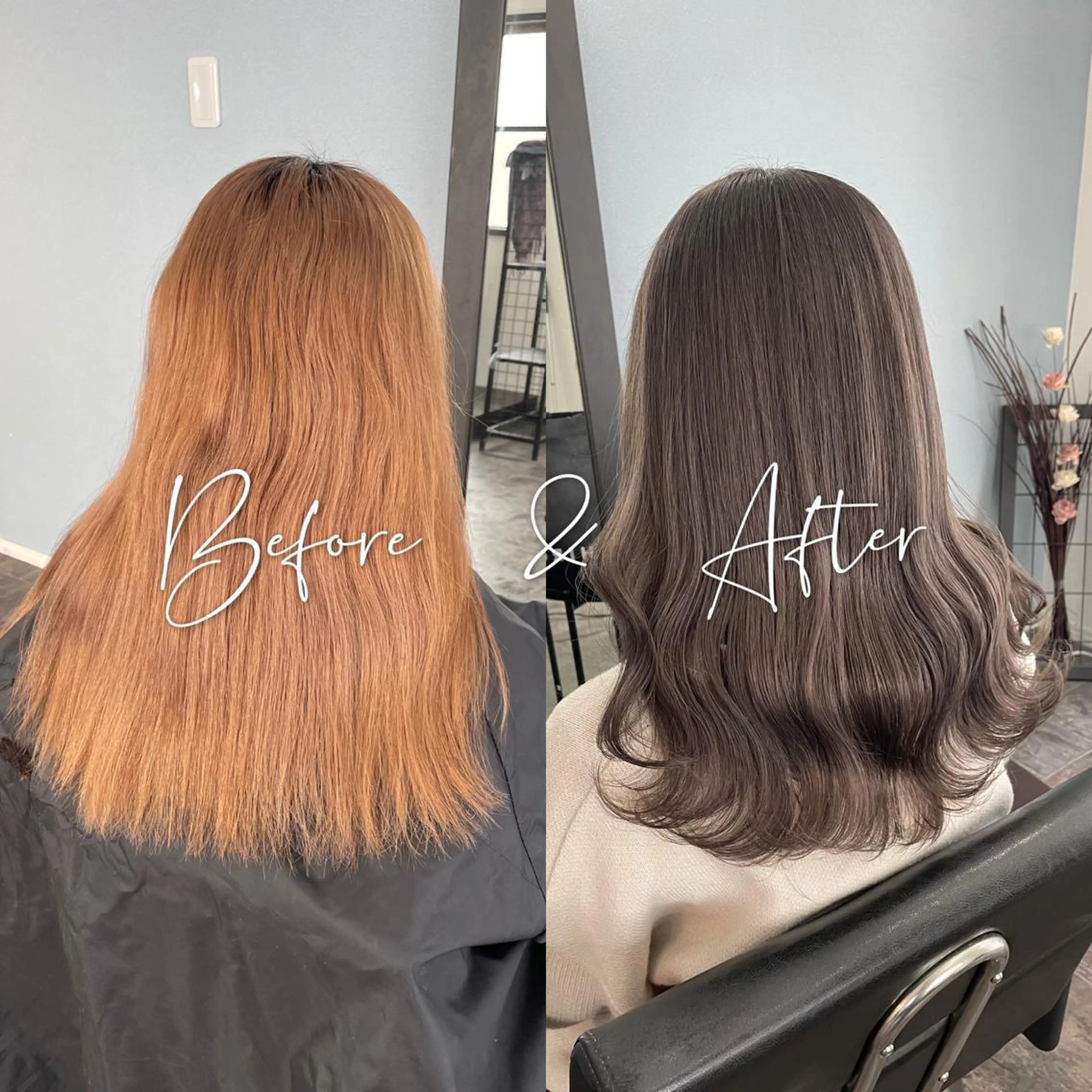 ミディアム カラー ブリーチ ラベンダーカラー ブリーチなしカラー シルバー ヘアカラー トリートメント 【 DIPTH 】 代表コウキ🥇のヘアスタイル