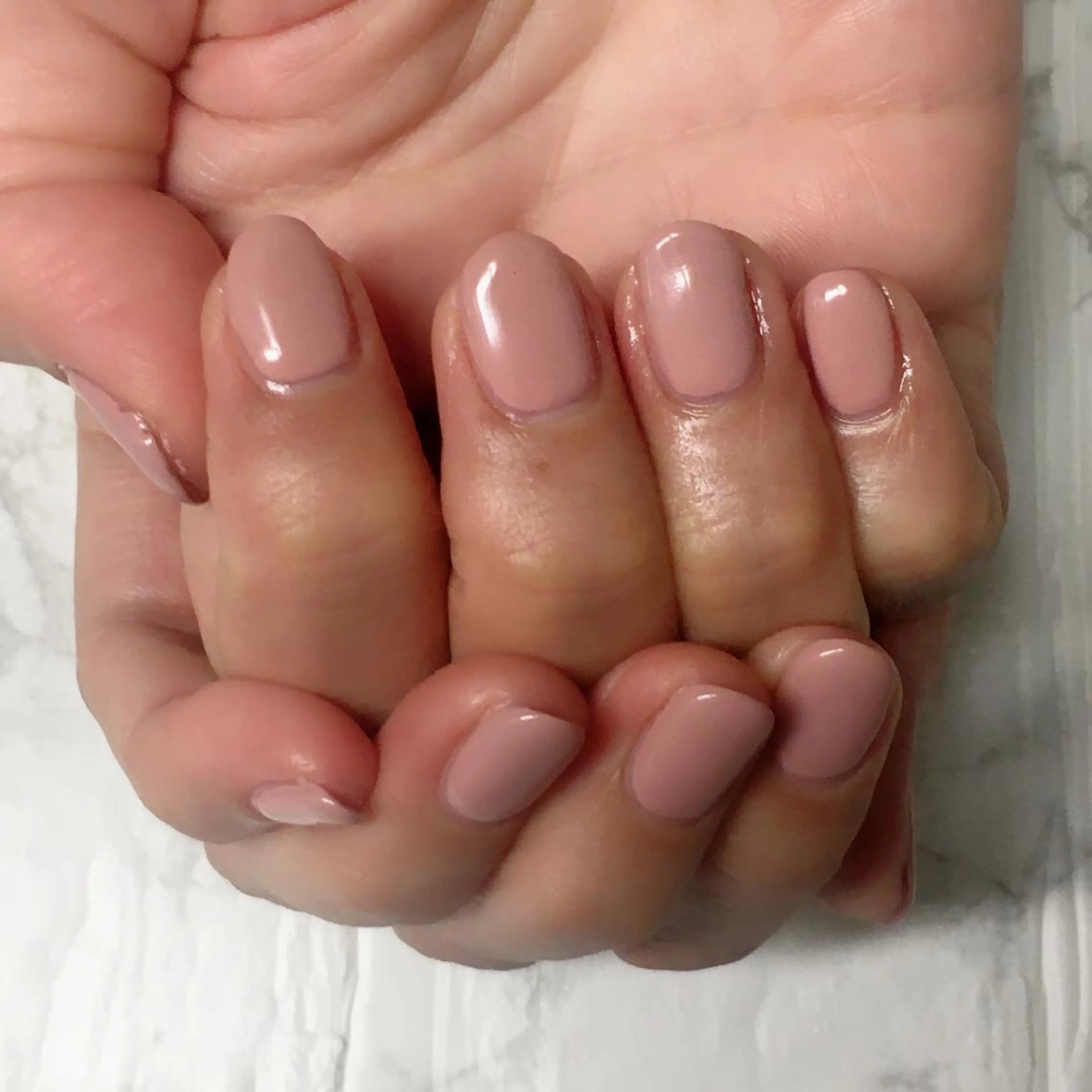 ネイル ワンカラーネイル 自爪育成/深爪矯正 mikiのネイルデザイン