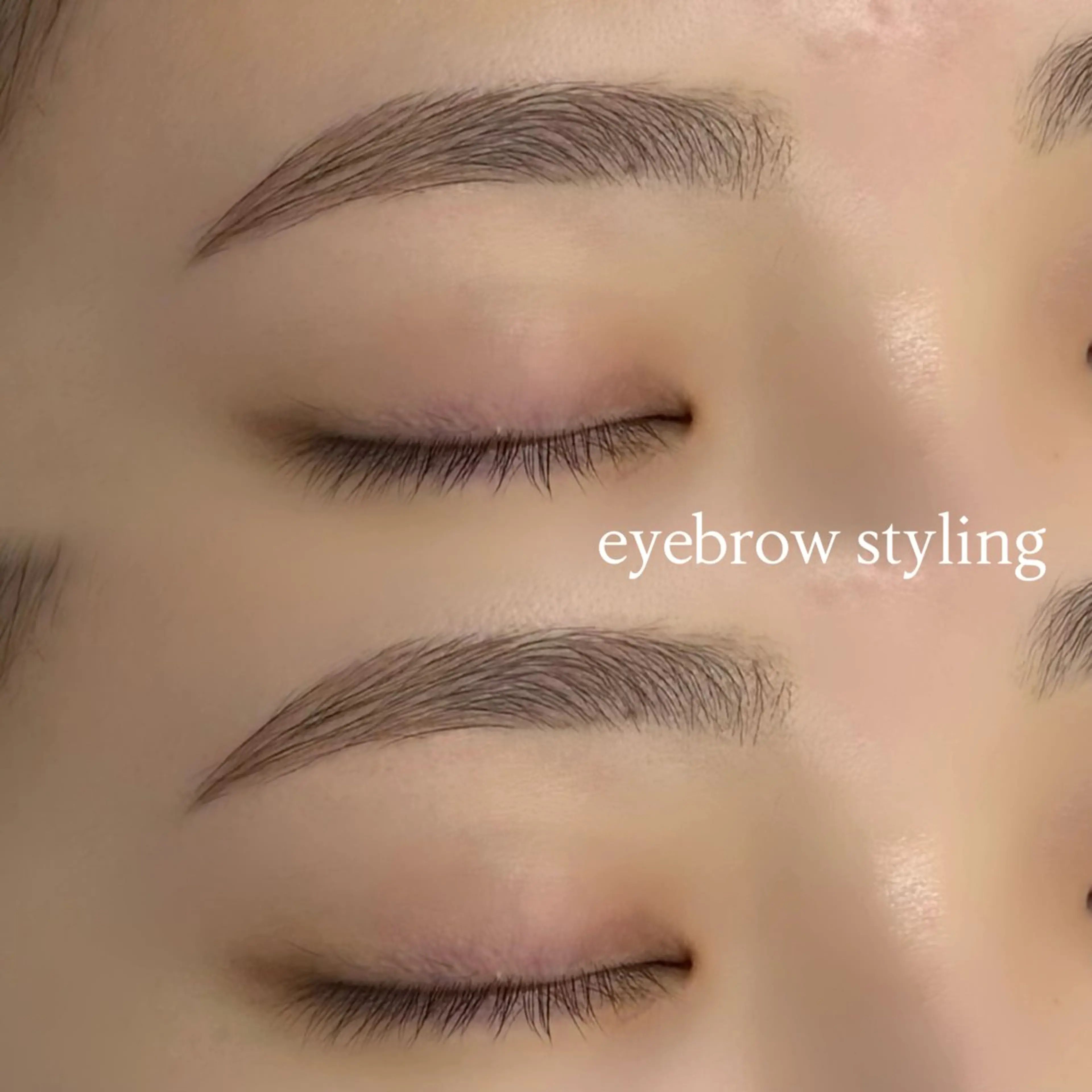 《平日×当日限定🖤》美眉アイブロウWAX + 間引き(メイク込)指名料込み¥4000の写真