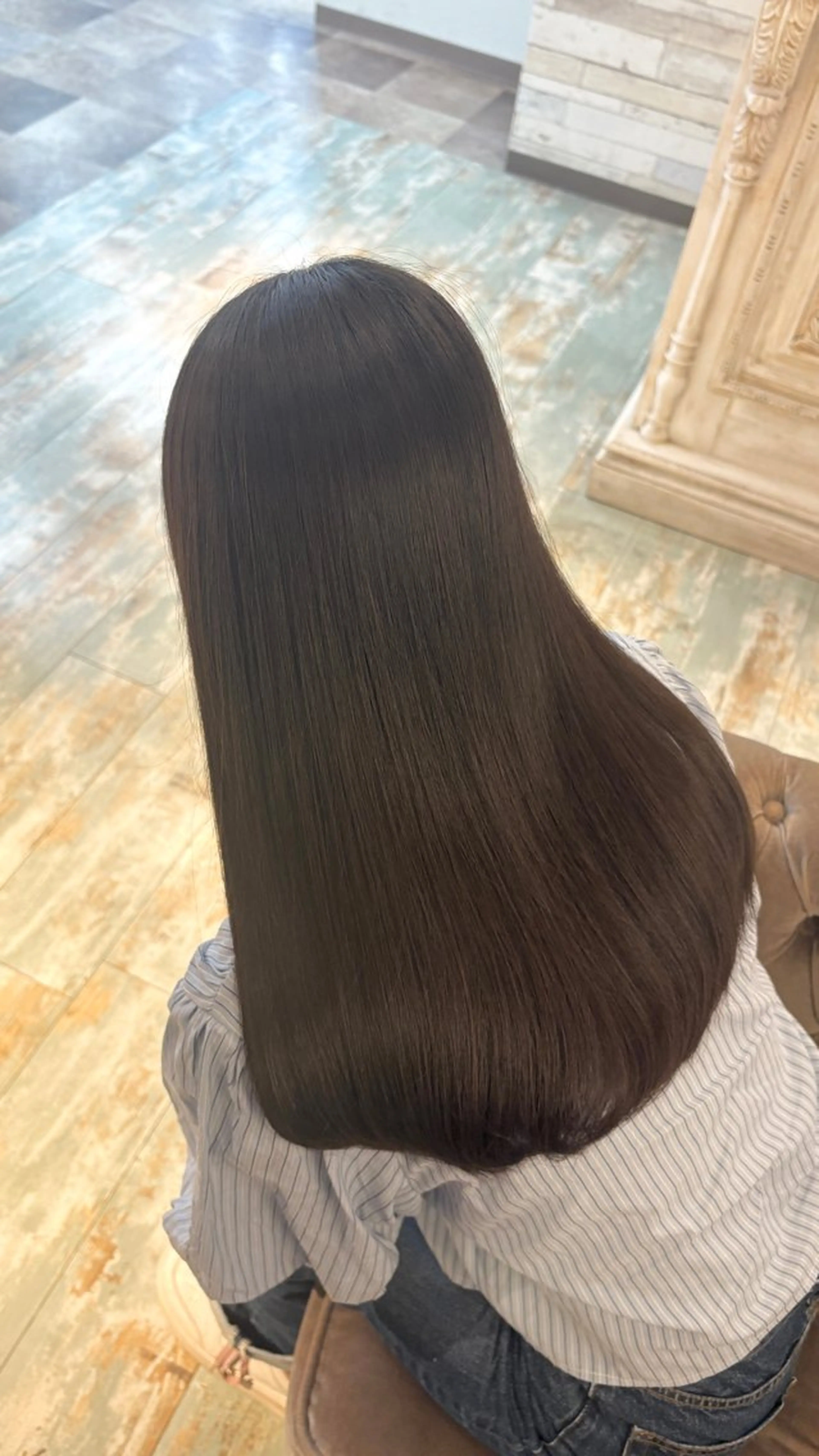 ロング 縮毛矯正 縮毛矯正 eim hair liam 調布店所属・🌼eim調布/ MAI🌼のヘアスタイル
