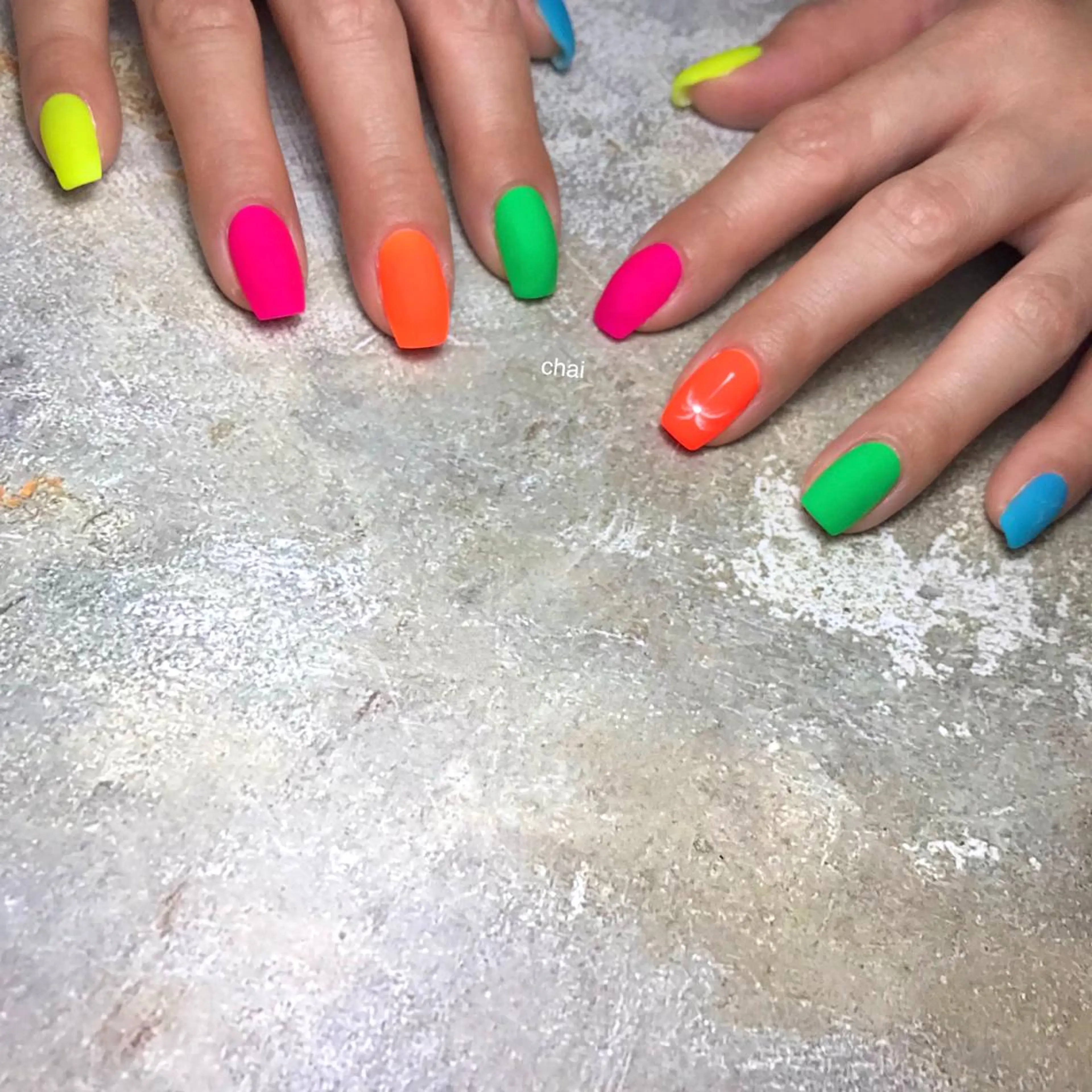 ネイル アートネイル マットネイル ワンカラーネイル ハンドネイル 💅chainail _aiのネイルデザイン