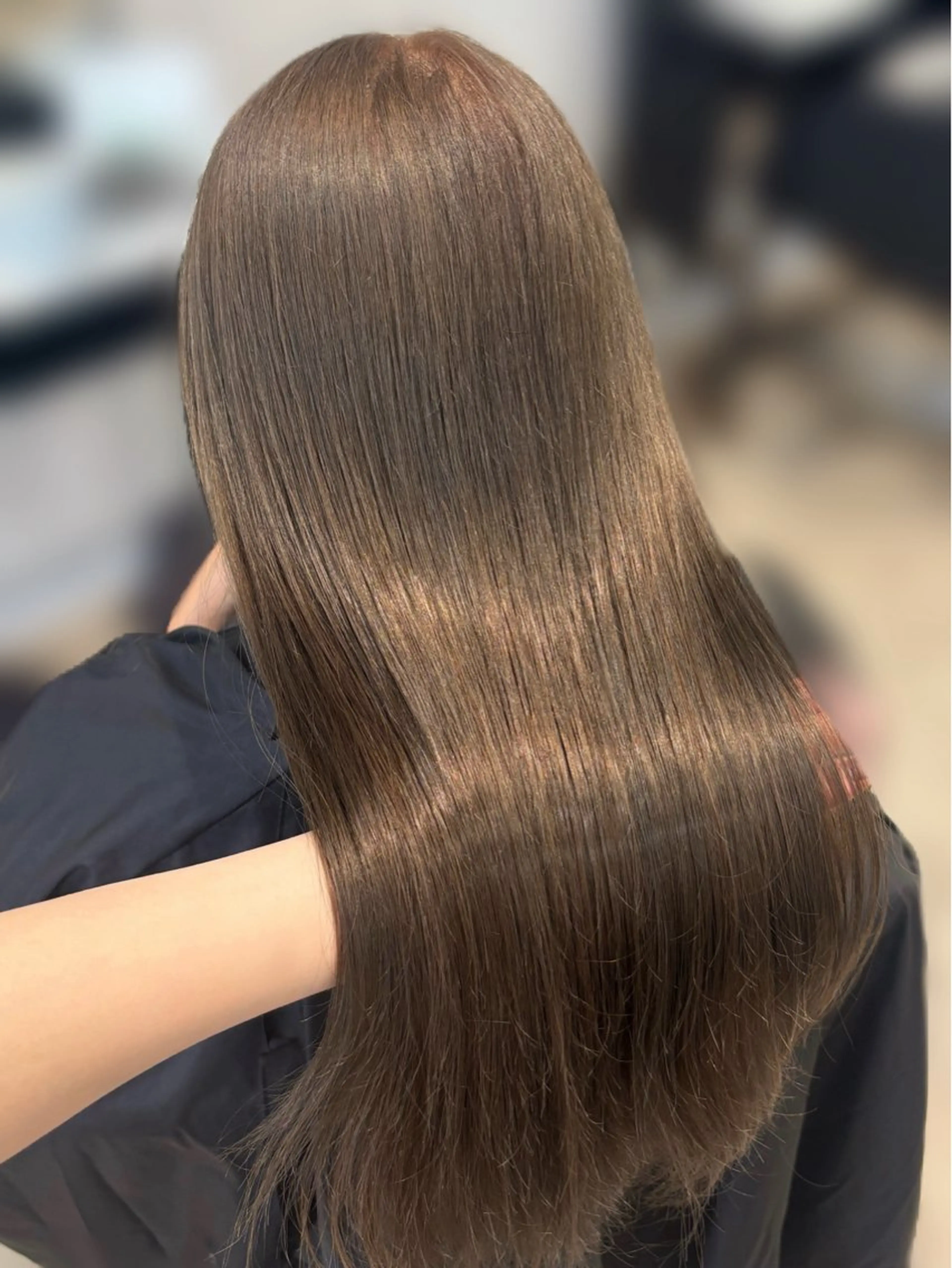 ロング カラー ブリーチ 透明感カラー ダブルカラー ブリーチなしカラー ヘアカラー トリートメント CHAINON×FeM#所属・名駅/sHiHo/透 明感カラー✨🎀/のヘアスタイル