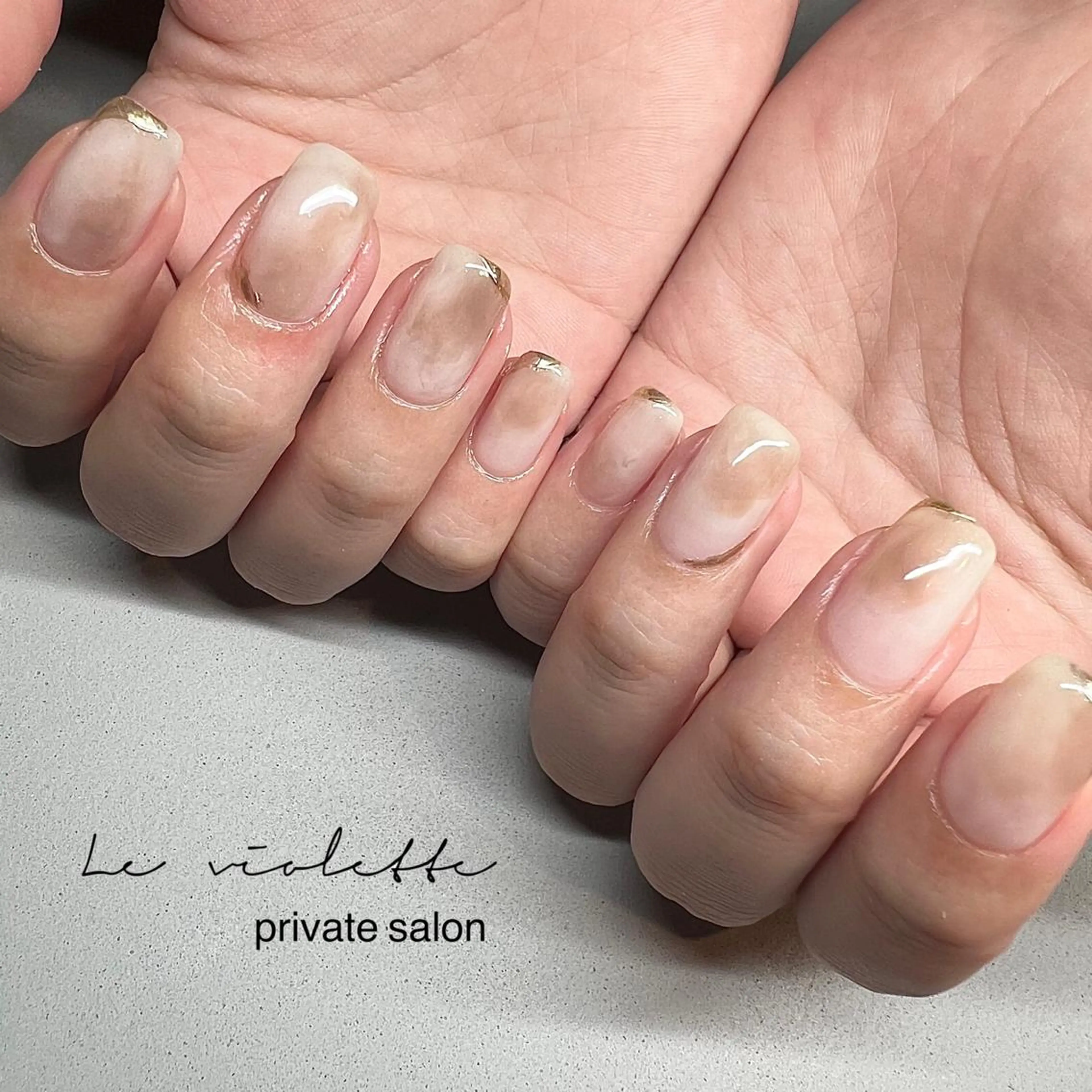 ネイル ハンドネイル le violette所属・le violetteのネイルデザイン