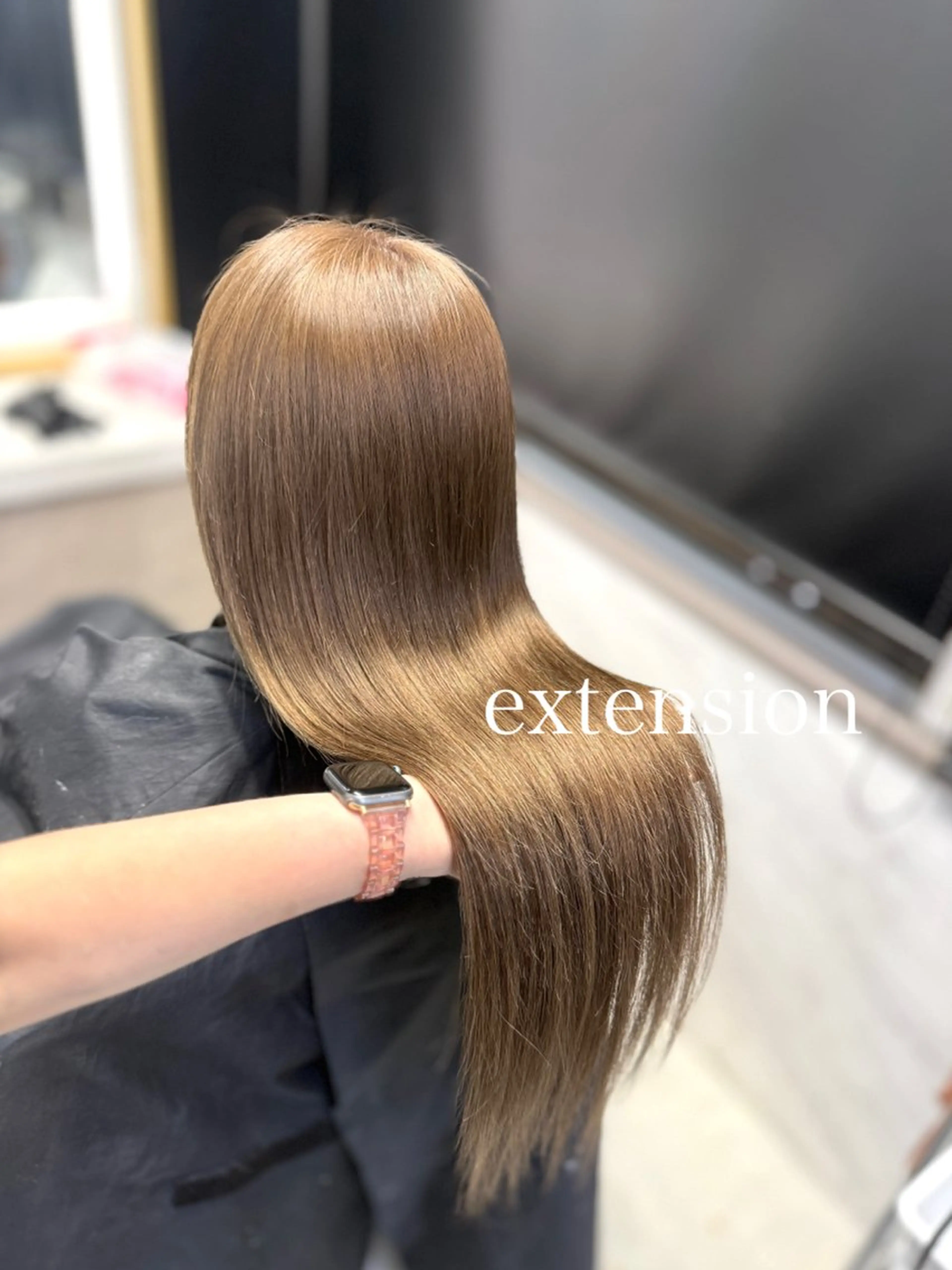 ロング カラー ベージュカラー エクステ ロング ヘアカラー エクステ エクステ🩵ブリーチ 韓国ヘア🩵KAEのヘアスタイル