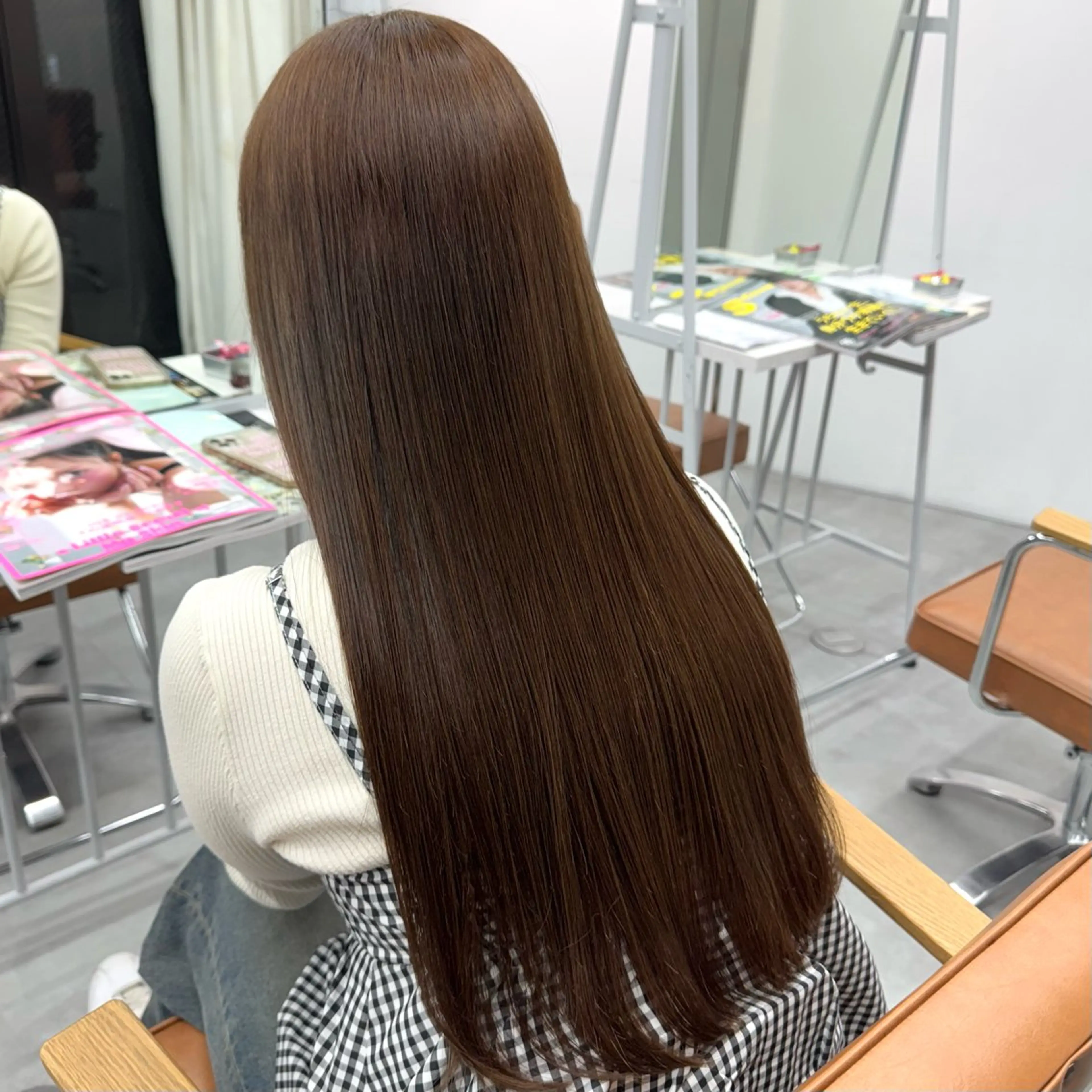 ロング カラー ヘアアレンジ ヘアカラー ブリーチなしカラー /新百合ヶ丘/安形翔のヘアスタイル