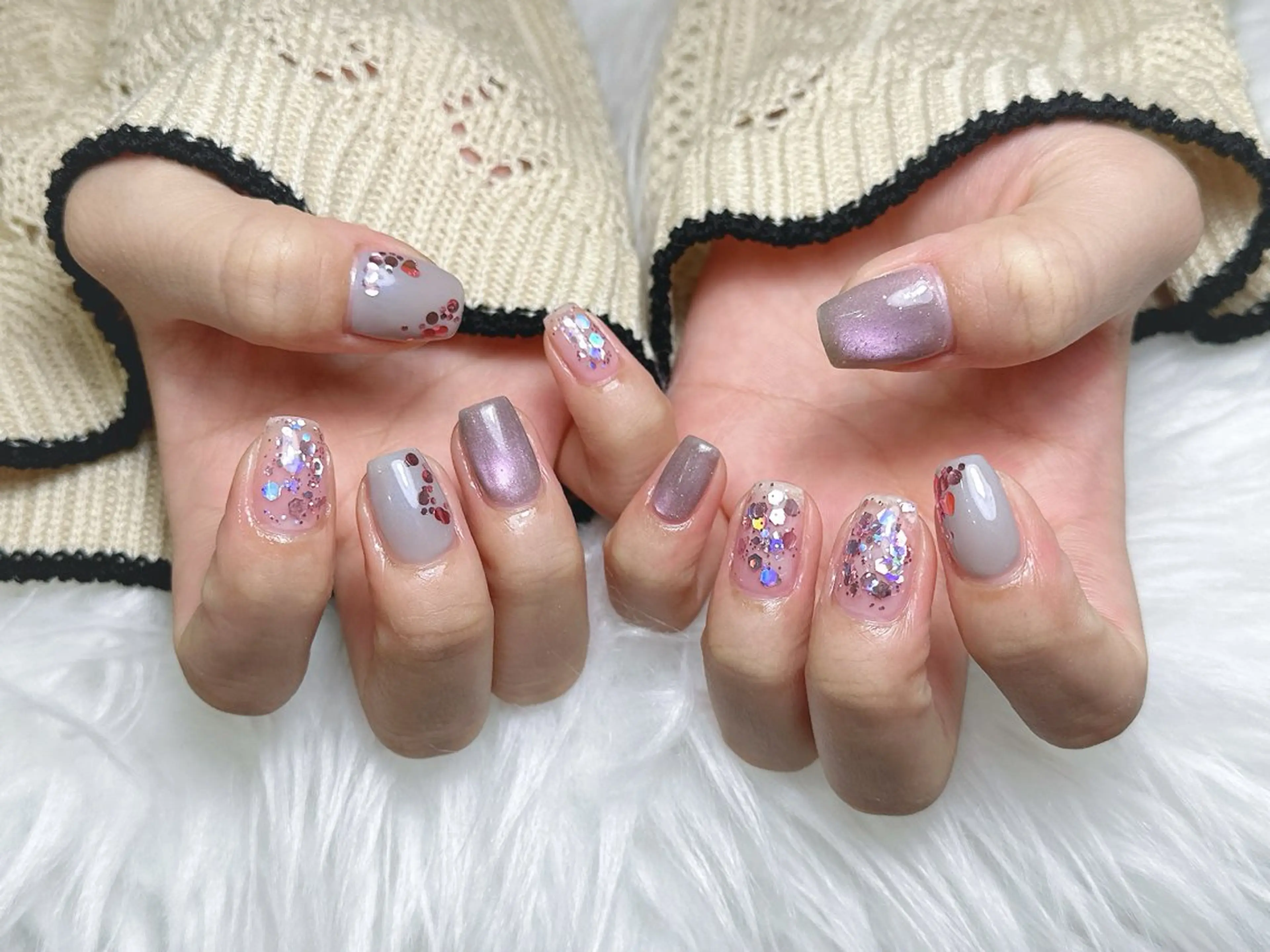 ネイル フットネイル Eclat〔ｴｸﾗ〕 MOEKA𝜗𝜚*のネイルデザイン