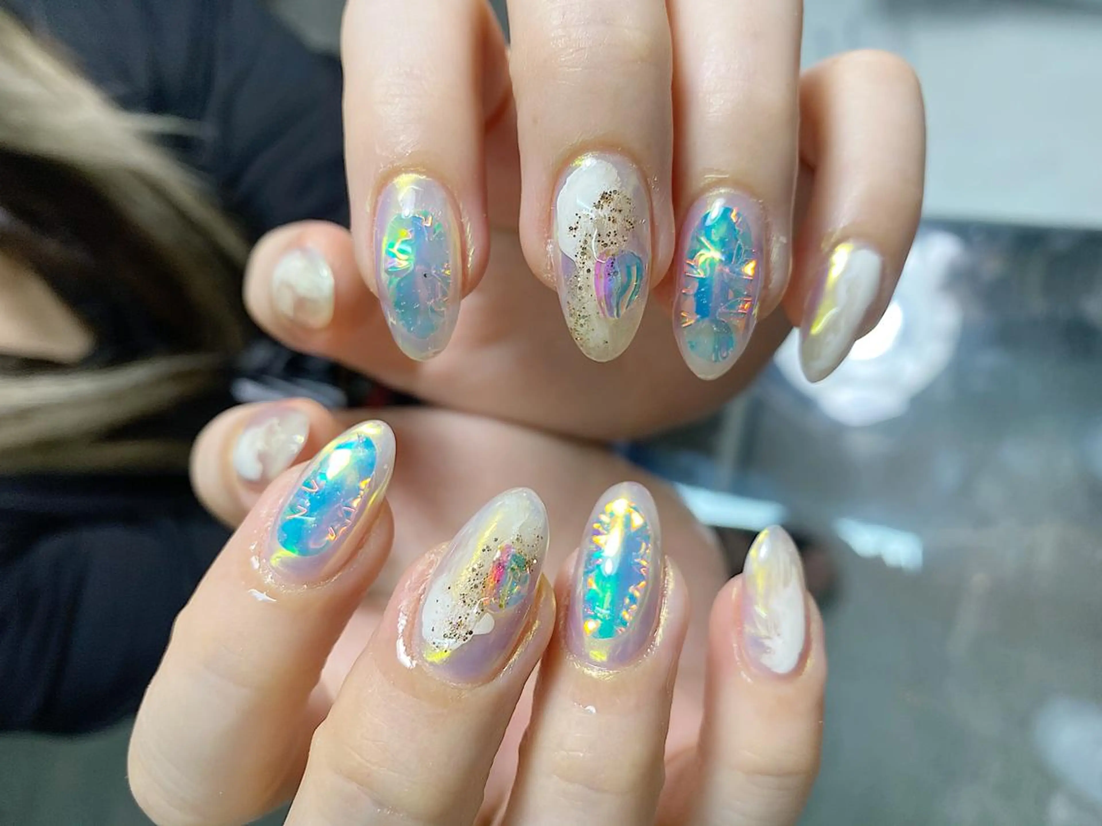 メンズ ネイル マツエク・マツパ 氷ネイル・うるうるネイル ハンドネイル フットネイル GRANDE大須 栄/店長 aki🌙のネイルデザイン