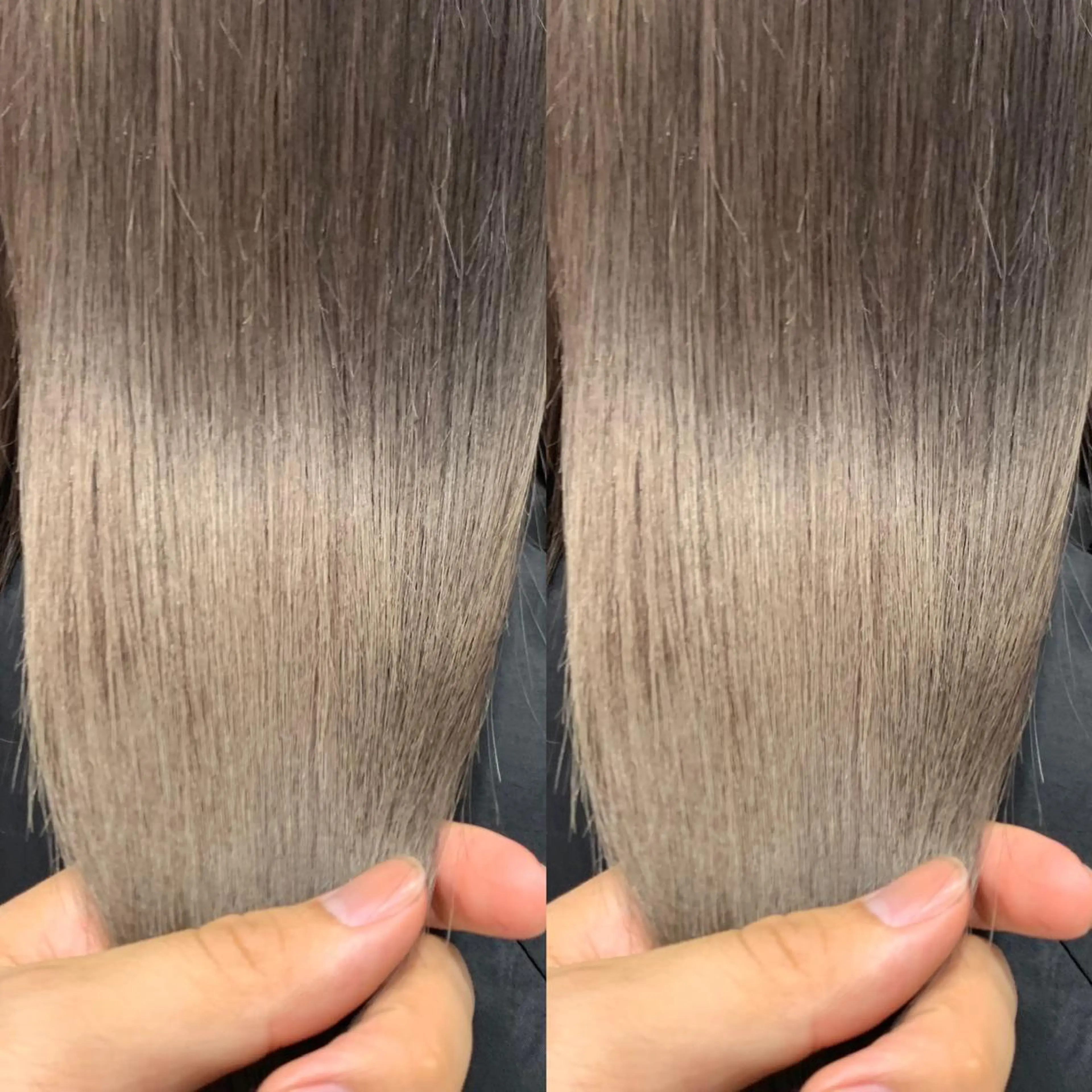 セミロング カラー カット ヘアカラー インナーエクステ渋谷 🦋KAJIのヘアスタイル