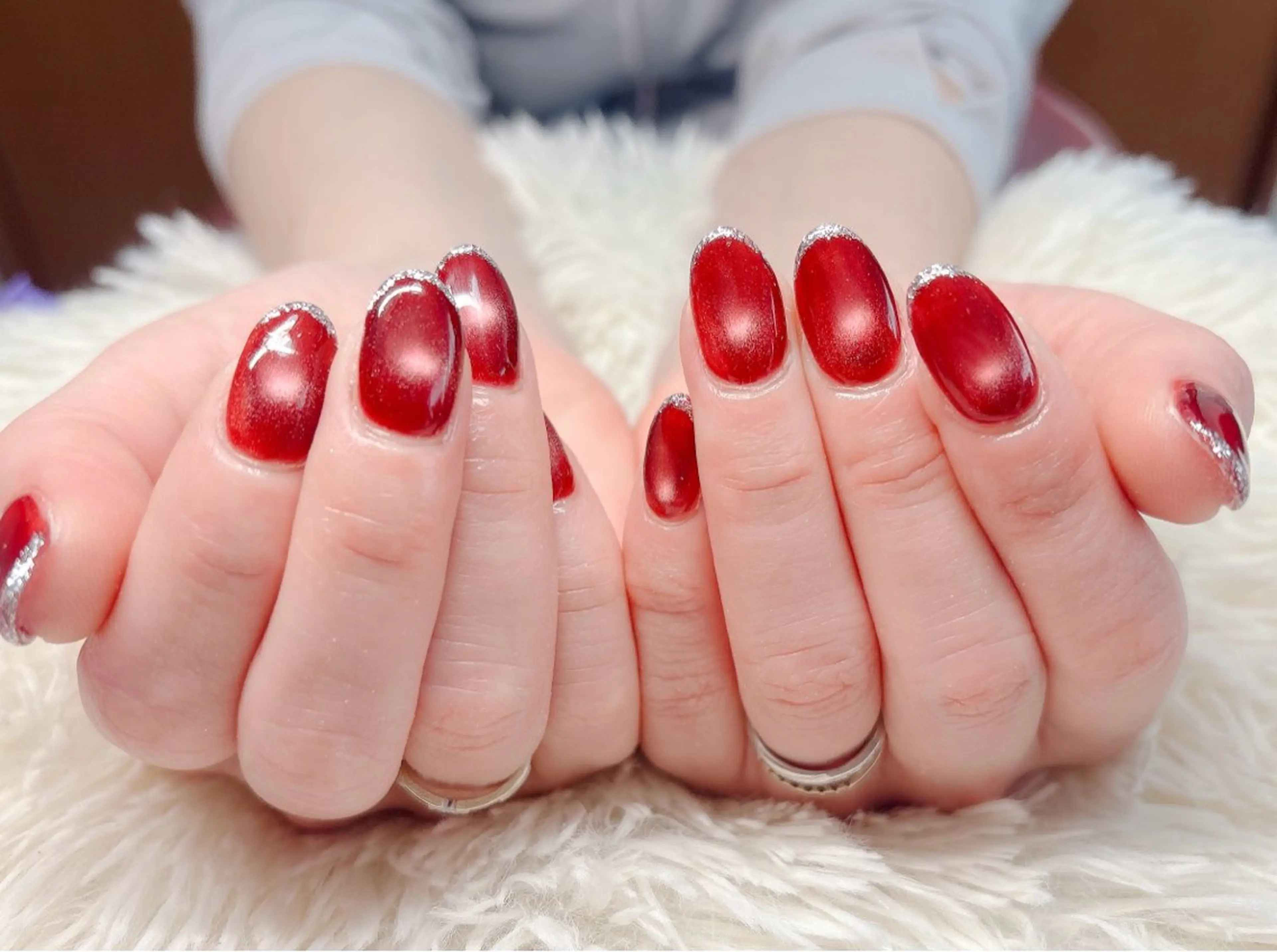 ネイル ハンドネイル パッチリオメメ Lianaのネイルデザイン