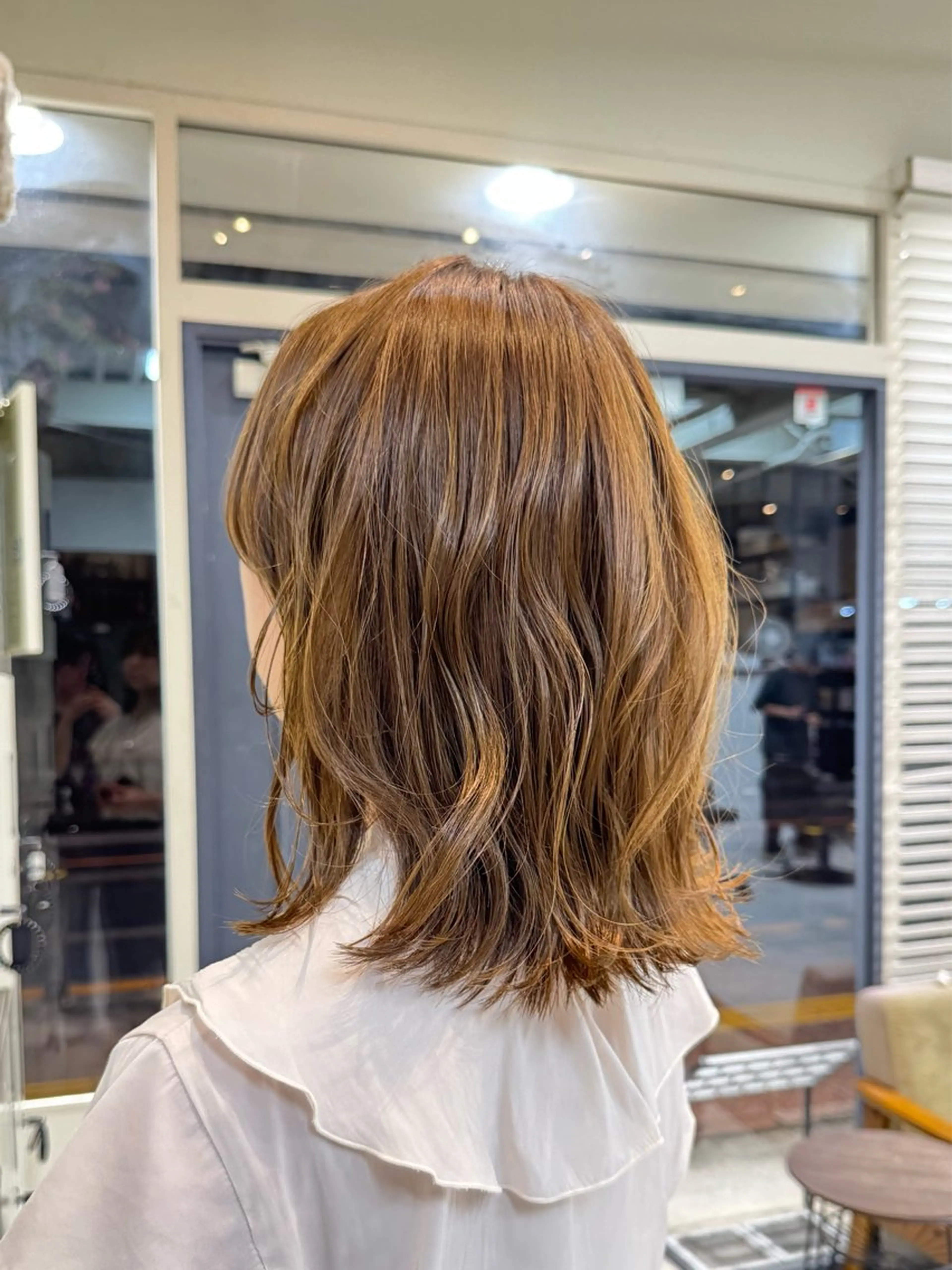 カラー 🫧毛先カット 🫧山中沙希のヘアスタイル