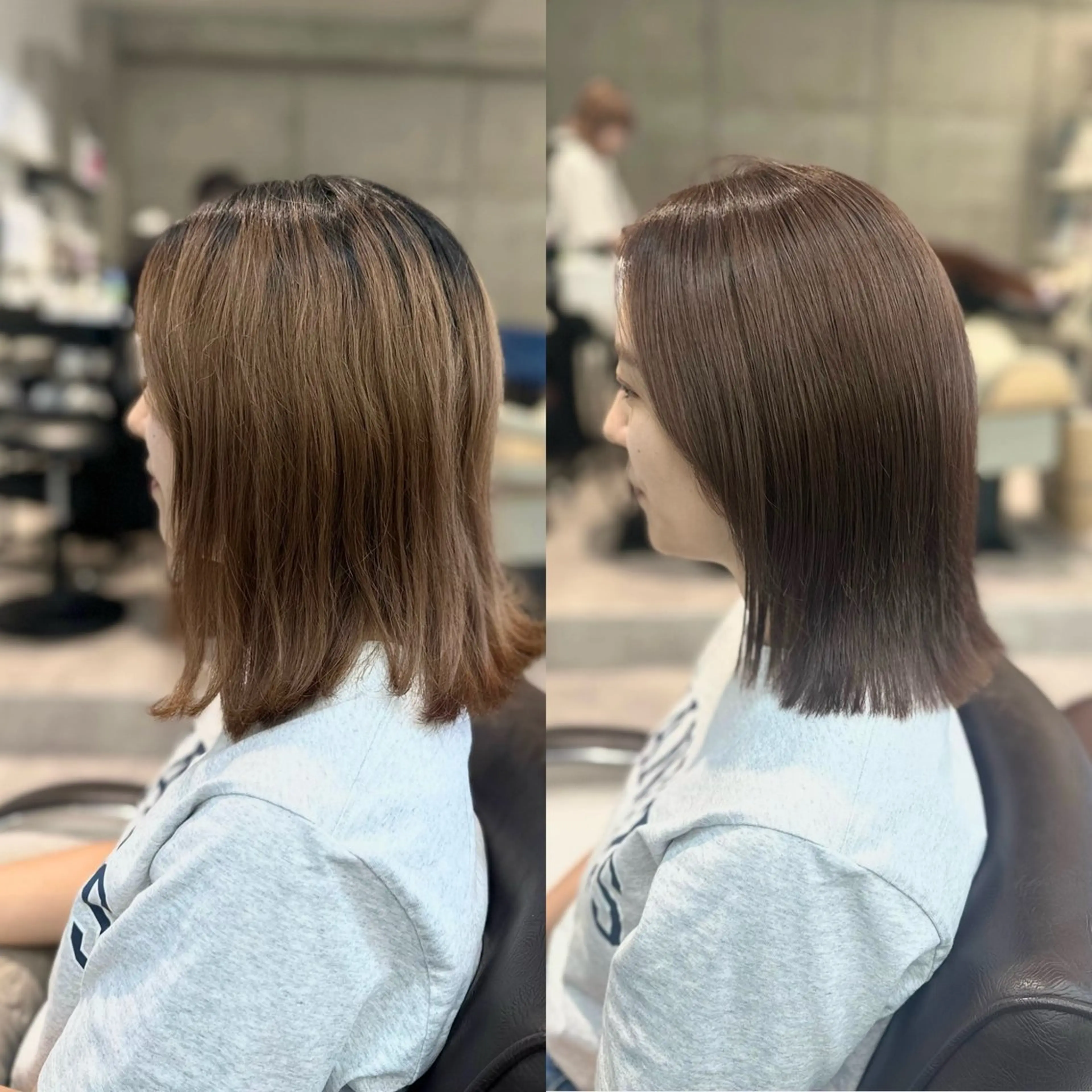 ミディアム 山崎結菜 髪質改善💎のヘアスタイル