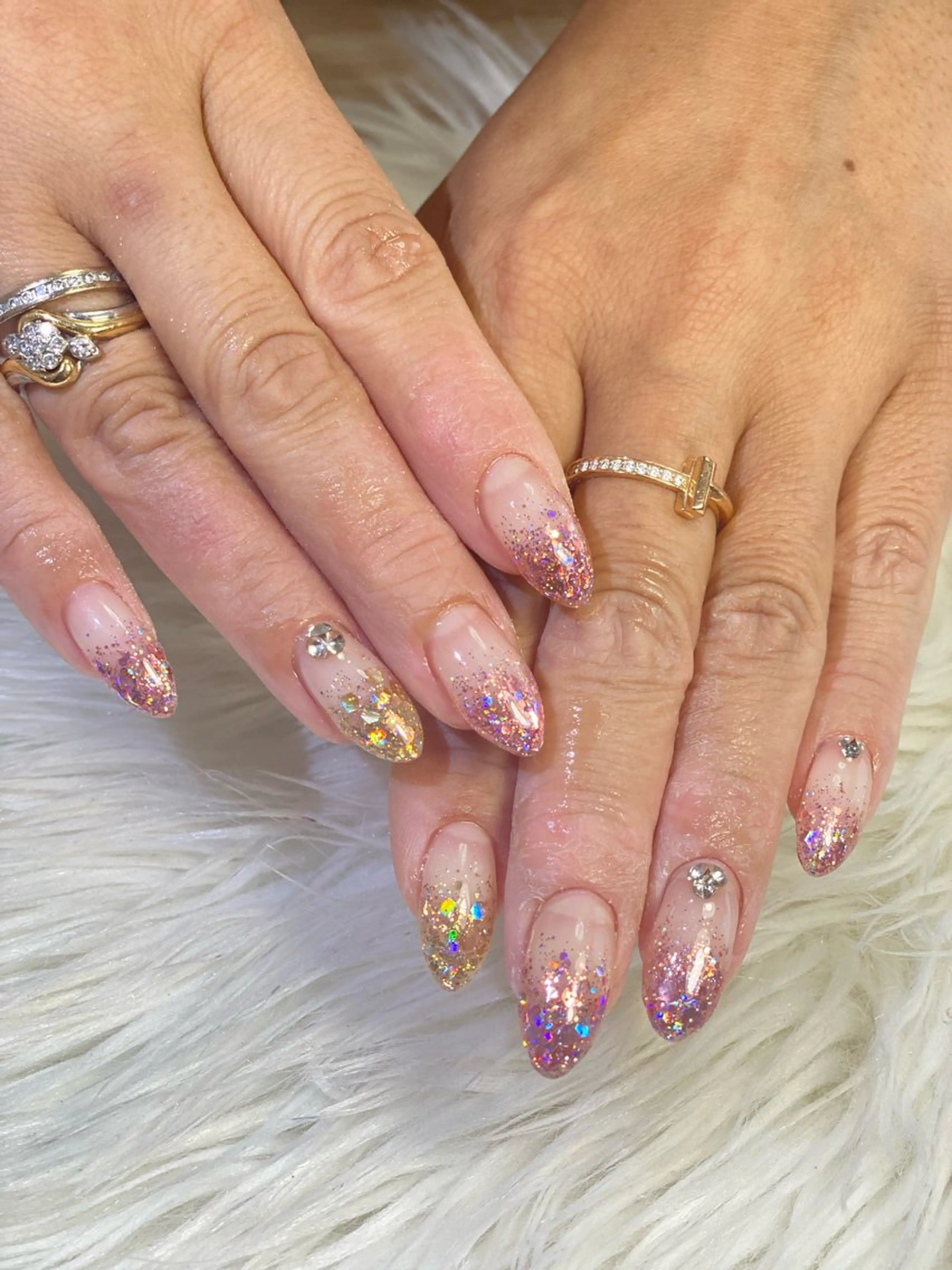 ネイル キラキラネイル Esthetic Will所属・will 有希のネイルデザイン