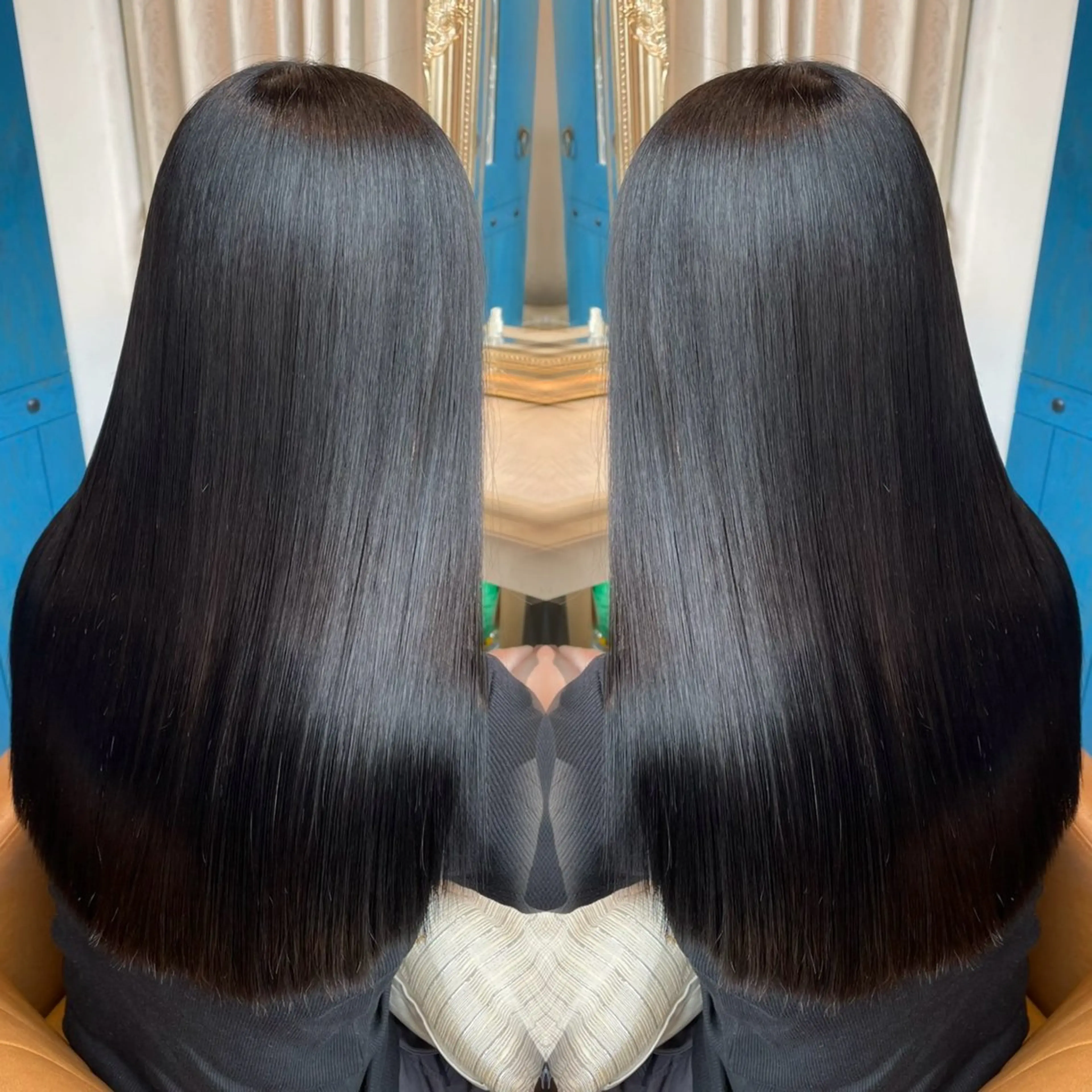 ロング 縮毛矯正 もえな 💋👼🏻のヘアスタイル