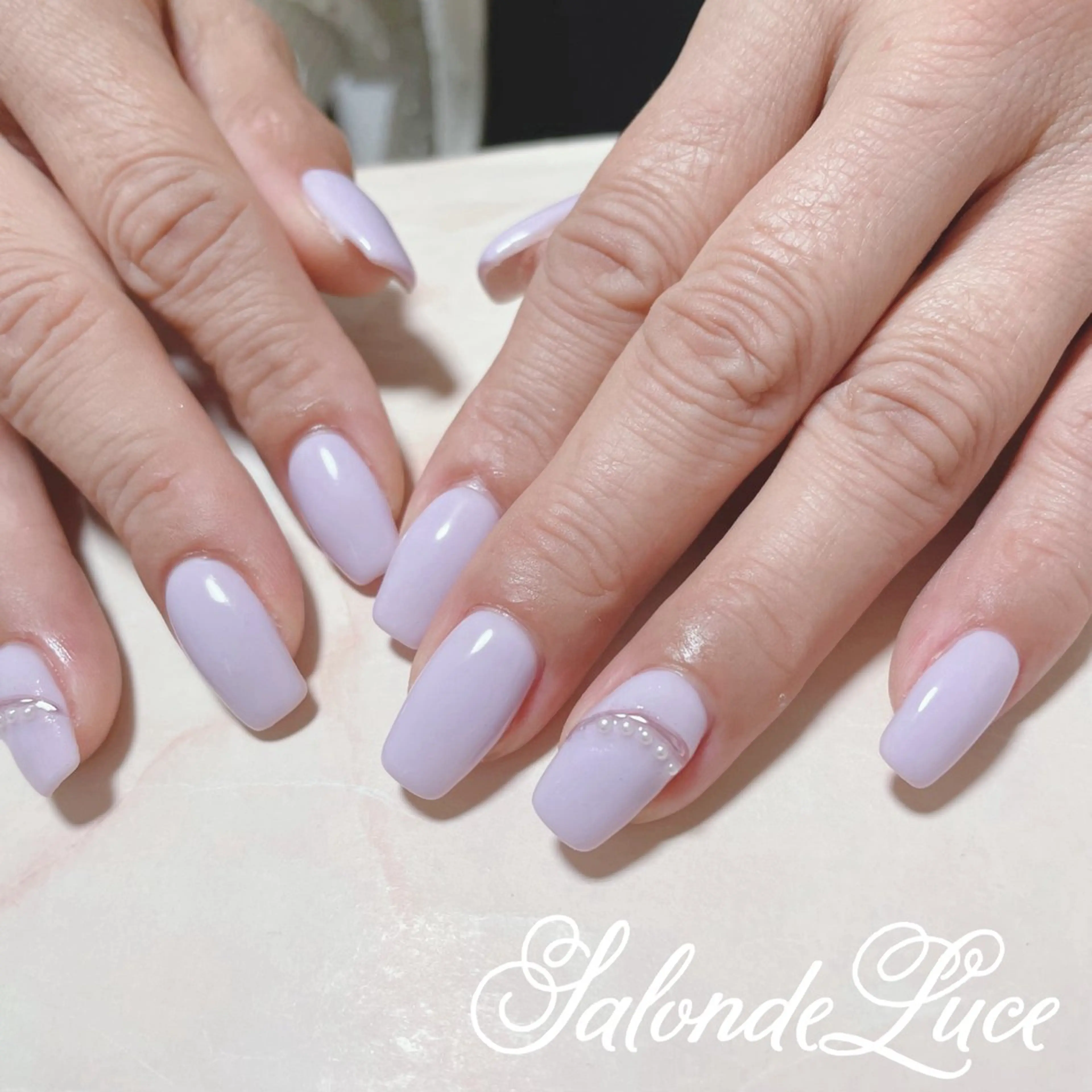 ネイル ワンカラーネイル Salon de Luceのネイルデザイン