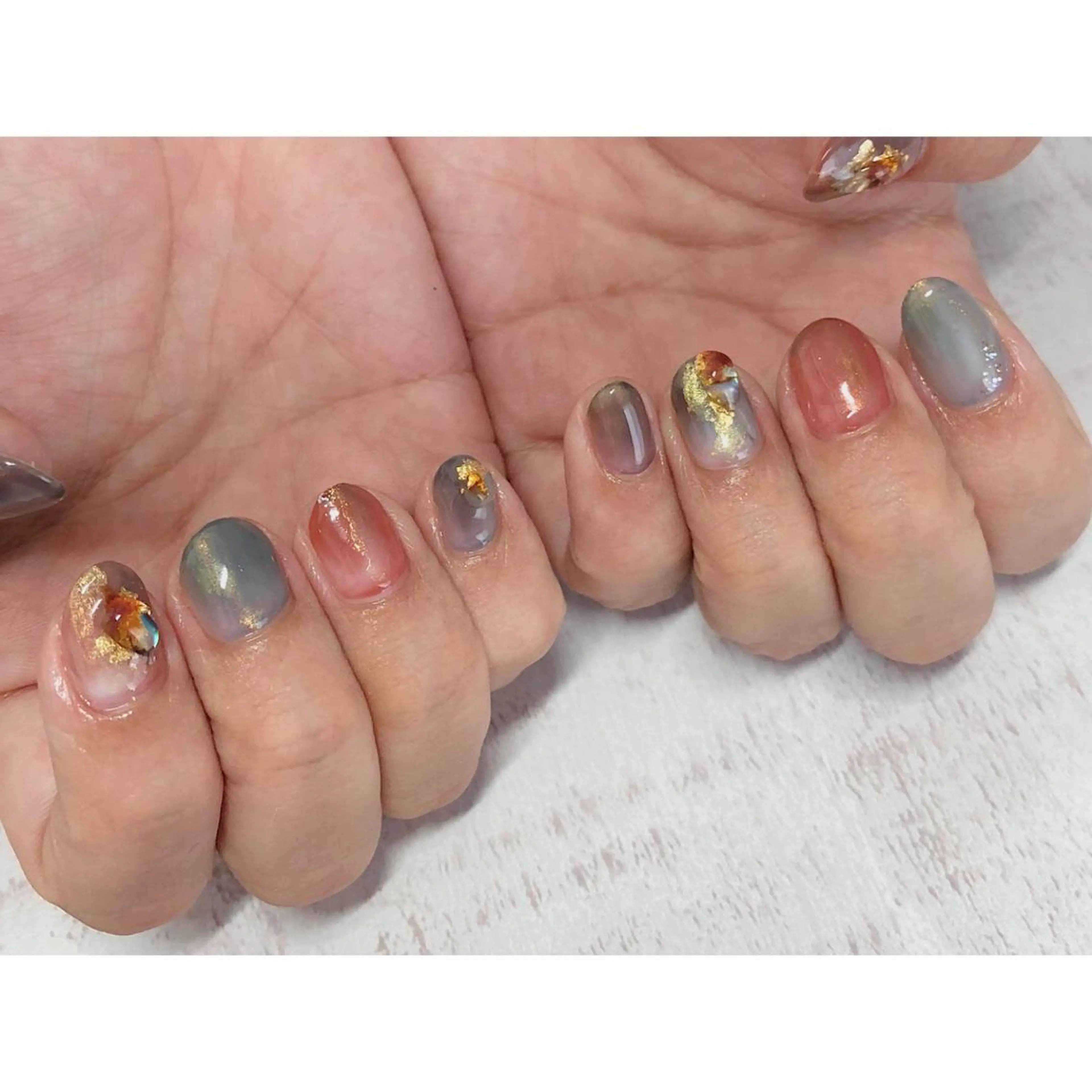 ネイル 𖡼 yumenoのネイルデザイン