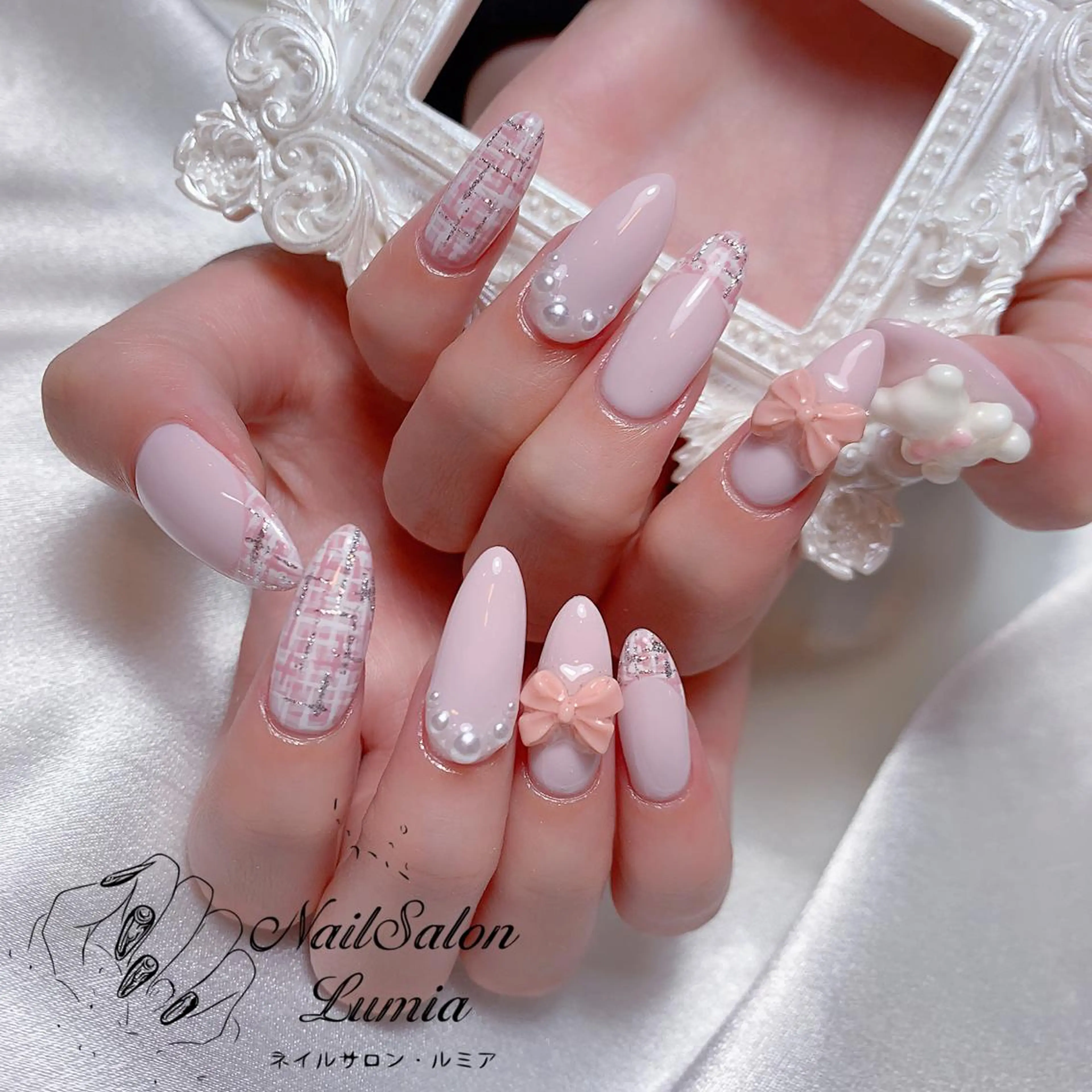 ネイル ハンドネイル ネイルサロン ルミア Lumia 店長のネイルデザイン