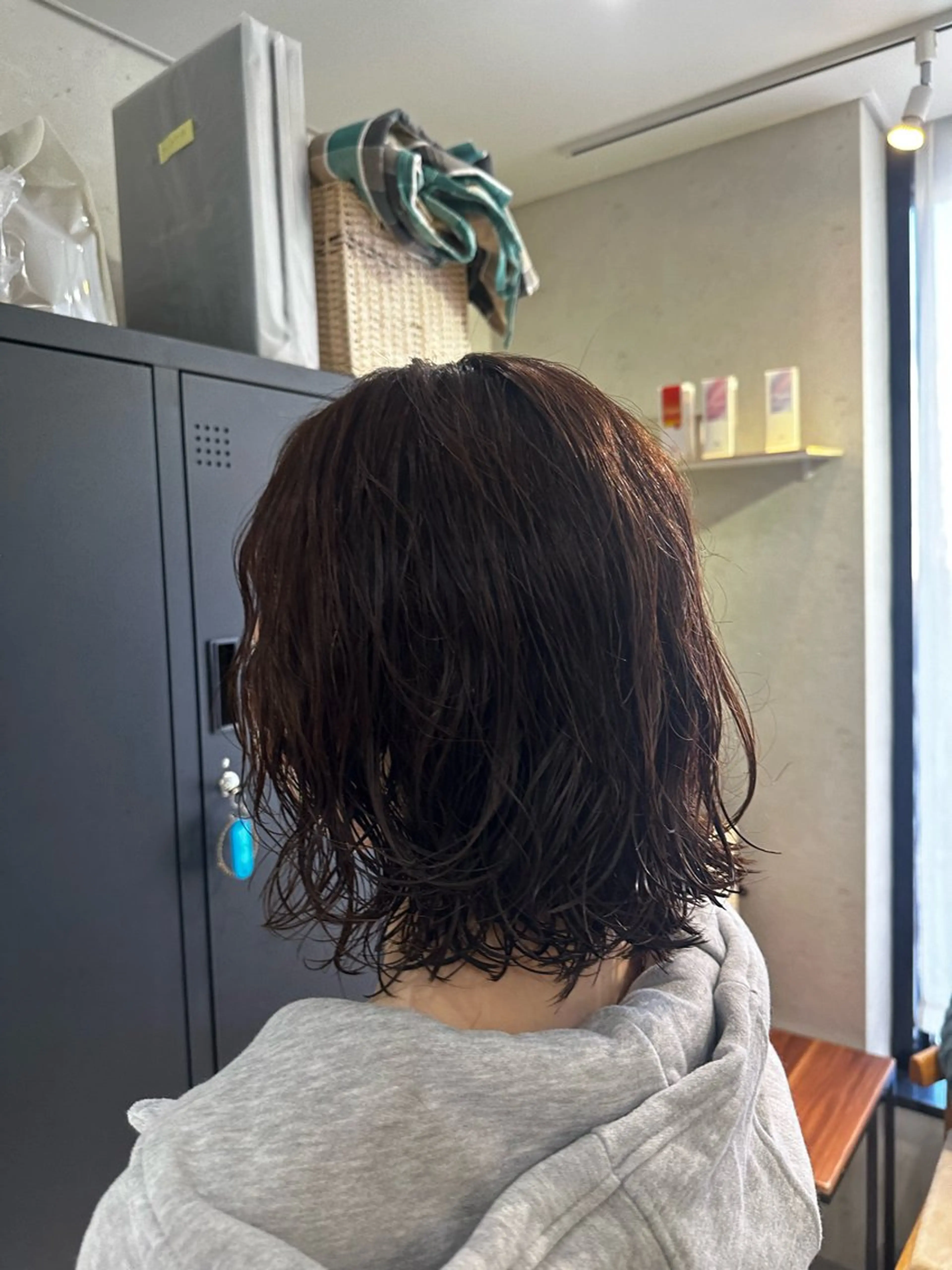 セミロング パーマ セミロングパーマ カット パーマ トリートメント JOS所属・上野/エフェクトブリ ーチ✂︎touiのヘアスタイル