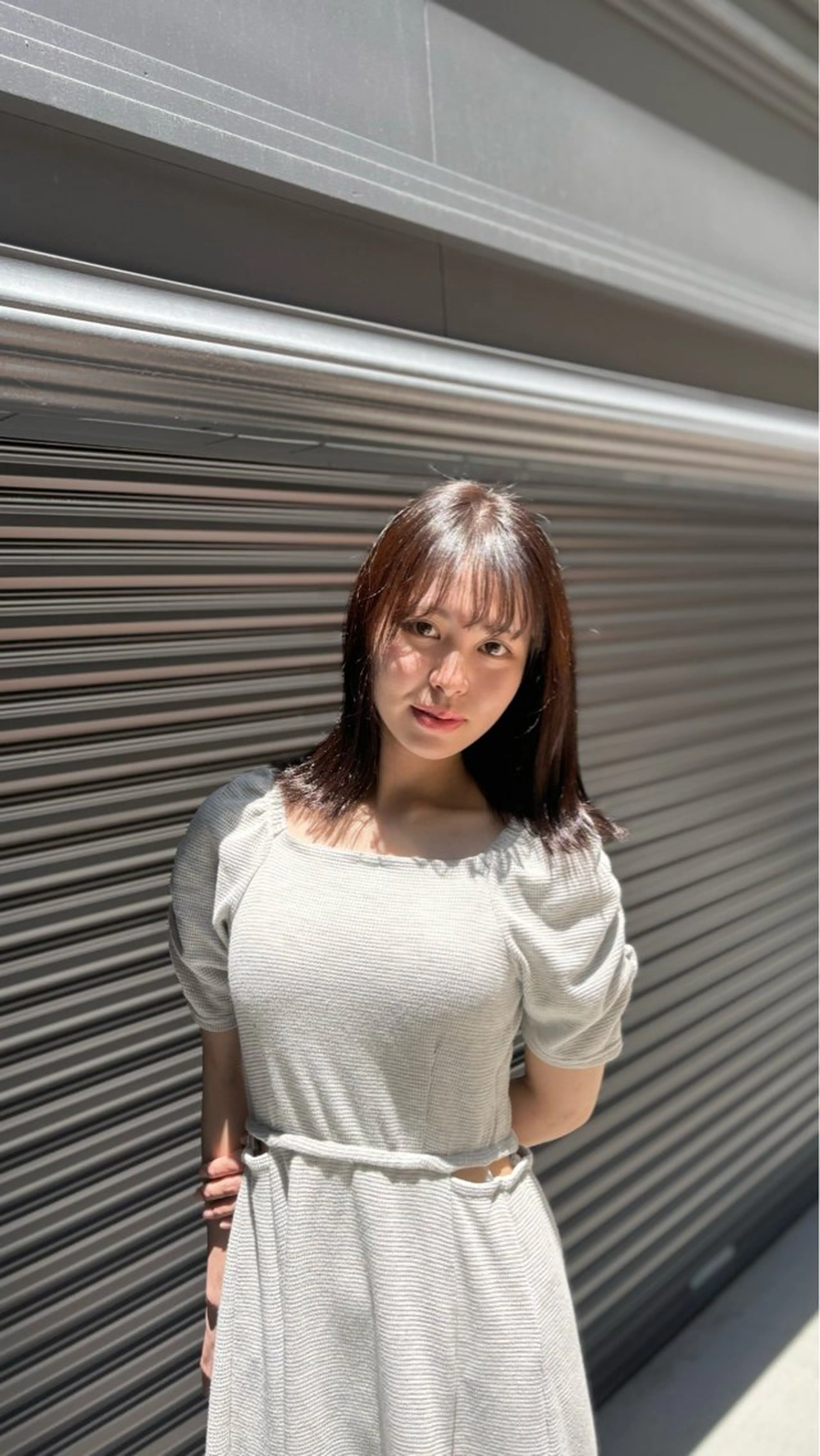 ミディアム カラー ケアカラー 透明感カラー ヘアカラー トリートメント 髪質改善/縮毛矯正 /美髪カラー/こてのヘアスタイル