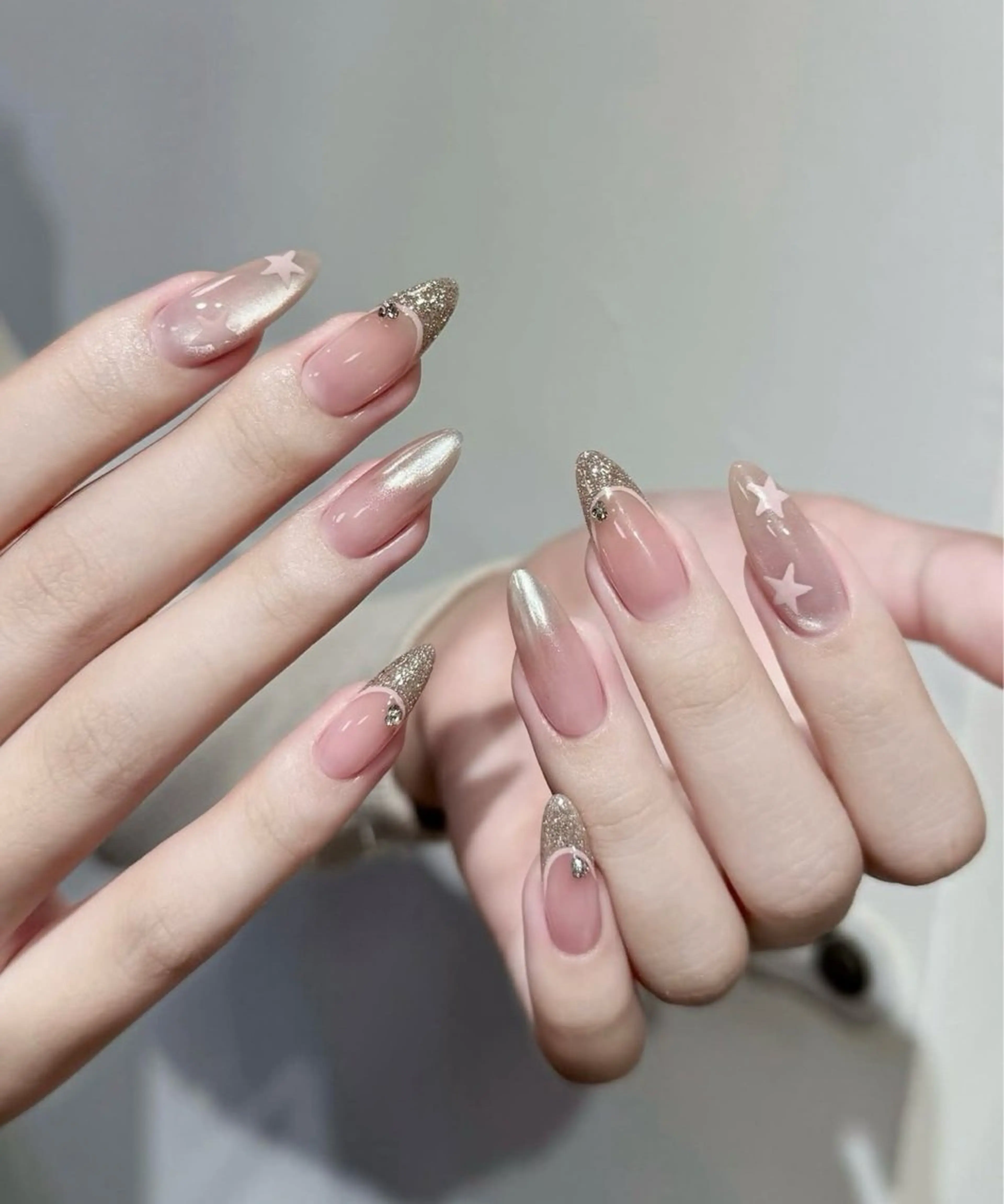 ネイル オーロラネイル チークネイル フットネイル フレンチネイル ジェルネイル ハンドネイル ハンドケア NEW NAIL💞 yukiのネイルデザイン