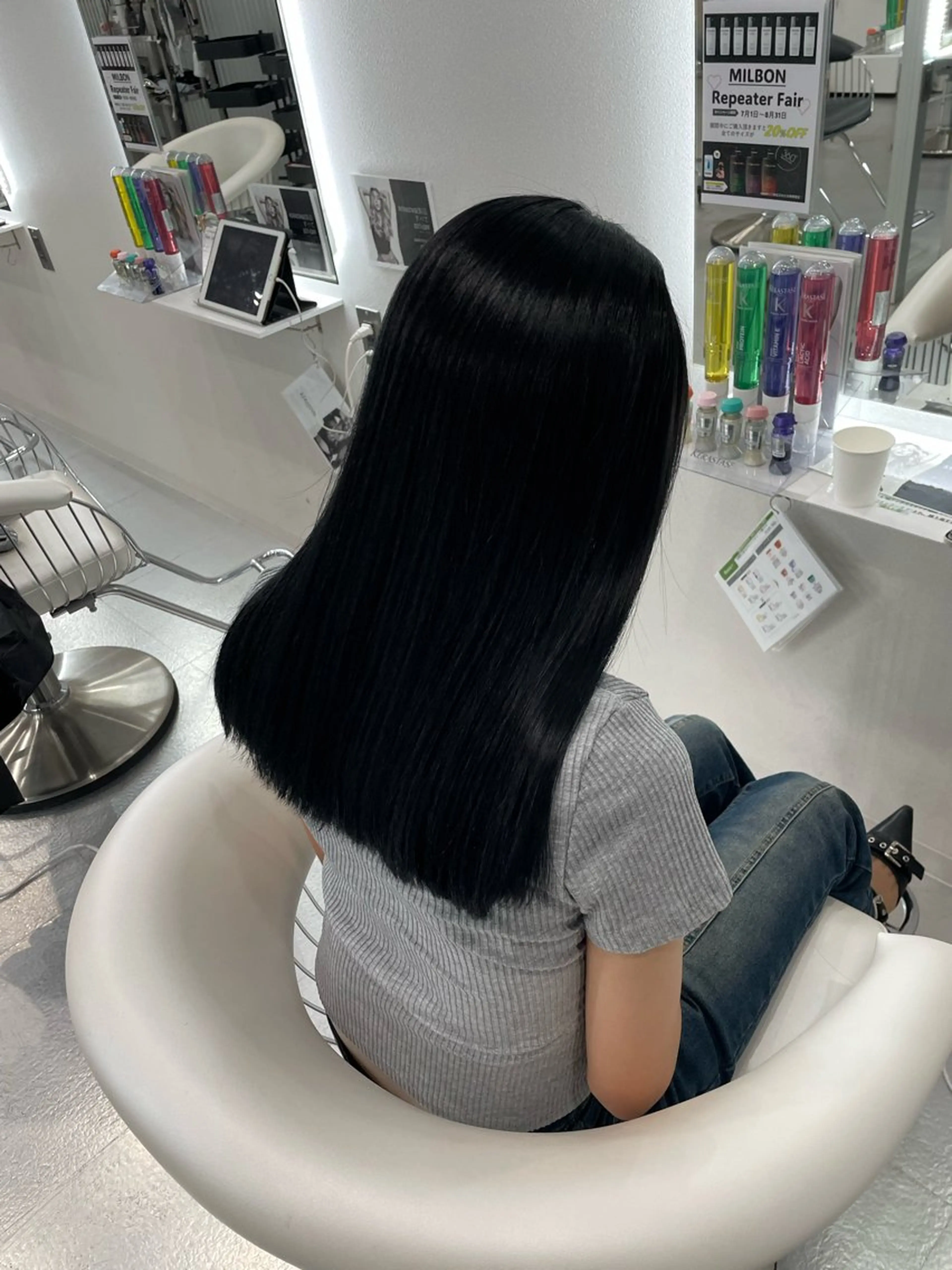 セミロング カラー カット ヘアカラー 野崎/カラー特化 /天王寺のヘアスタイル