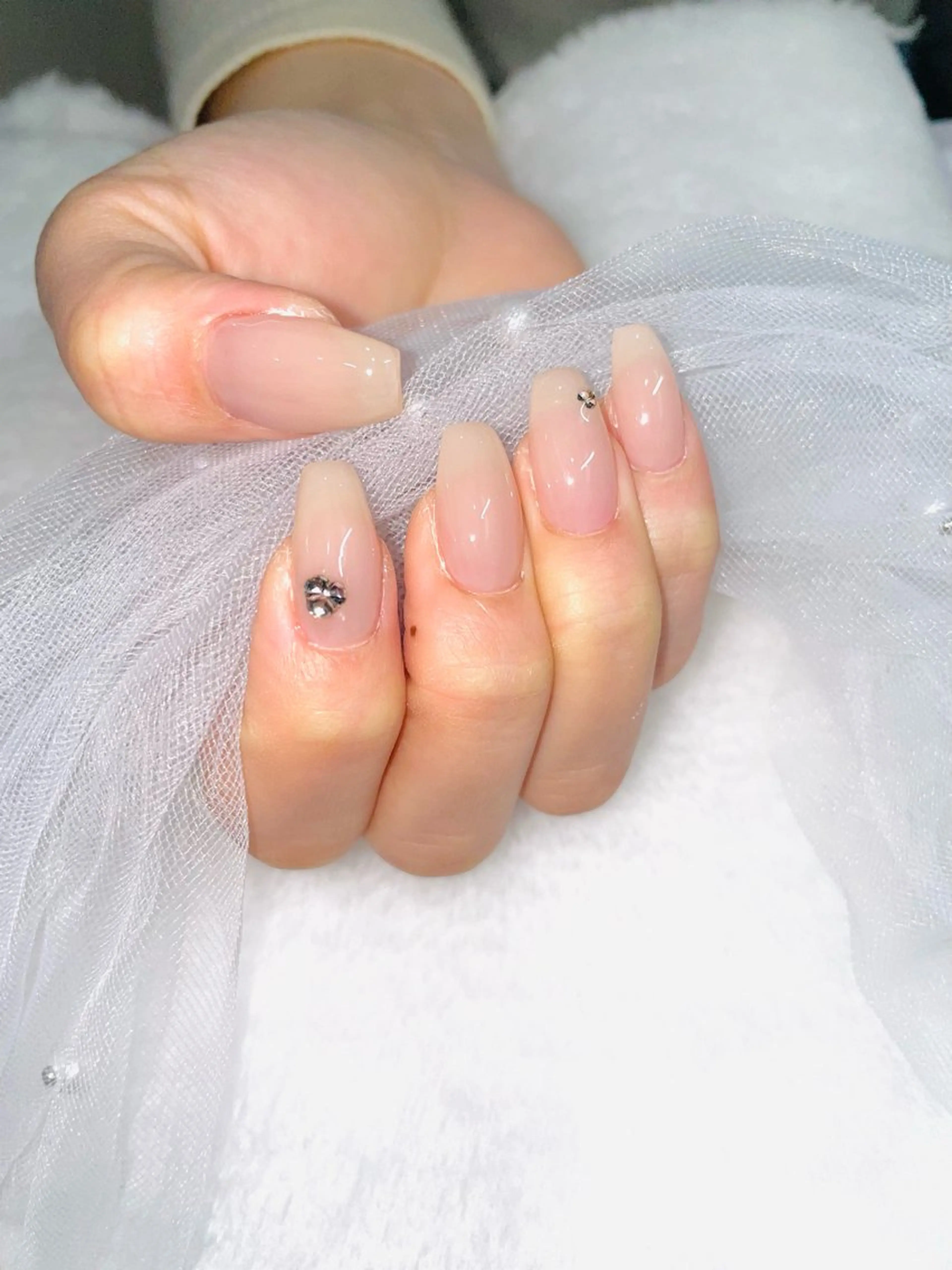 ネイル キラキラネイル シンプルネイル I-nail Moeのネイルデザイン