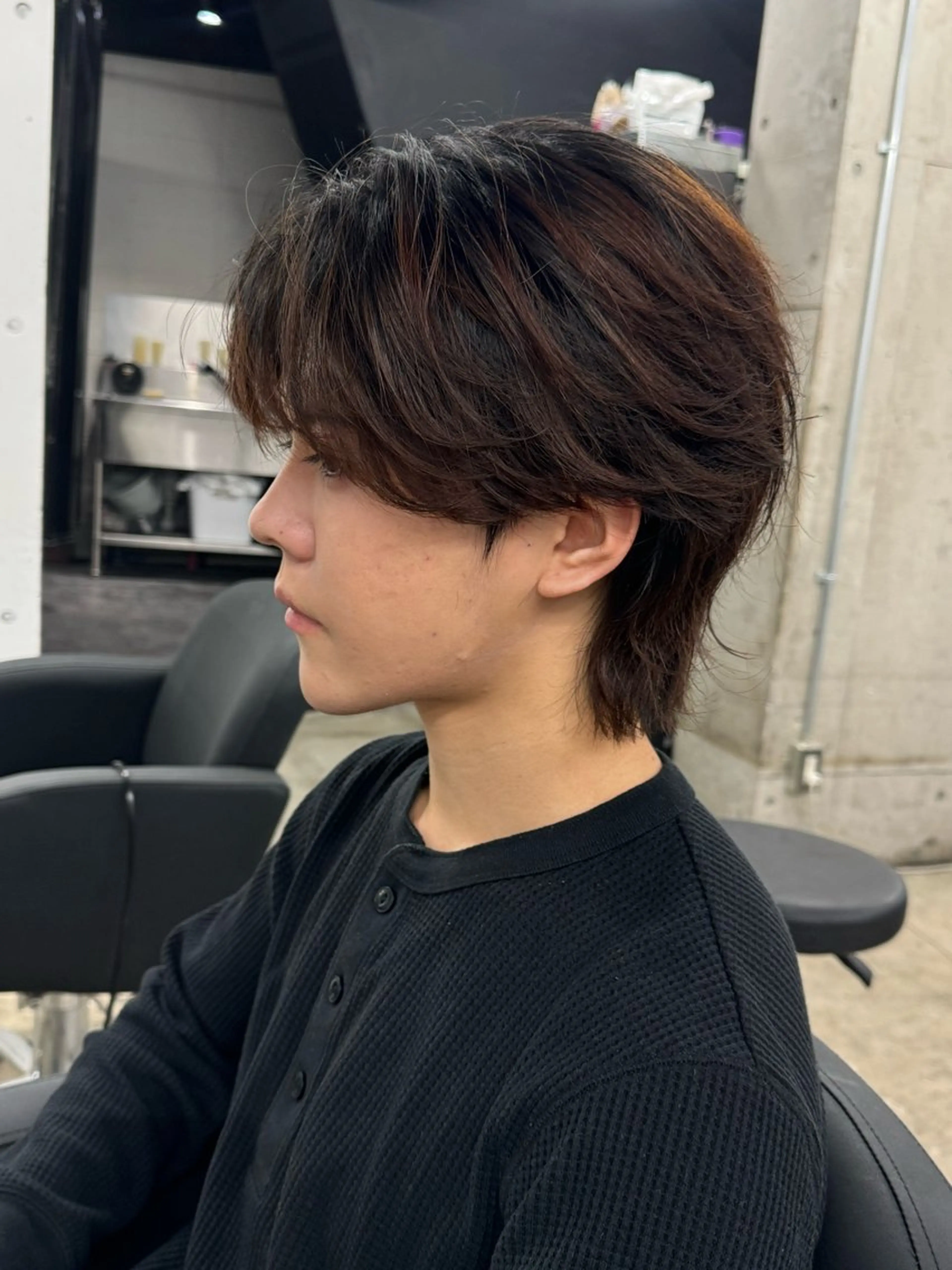 ショート カラー パーマ メンズ カット パーマ トリートメント ヘアセット Pia/KIRIA /福岡美容室のヘアスタイル