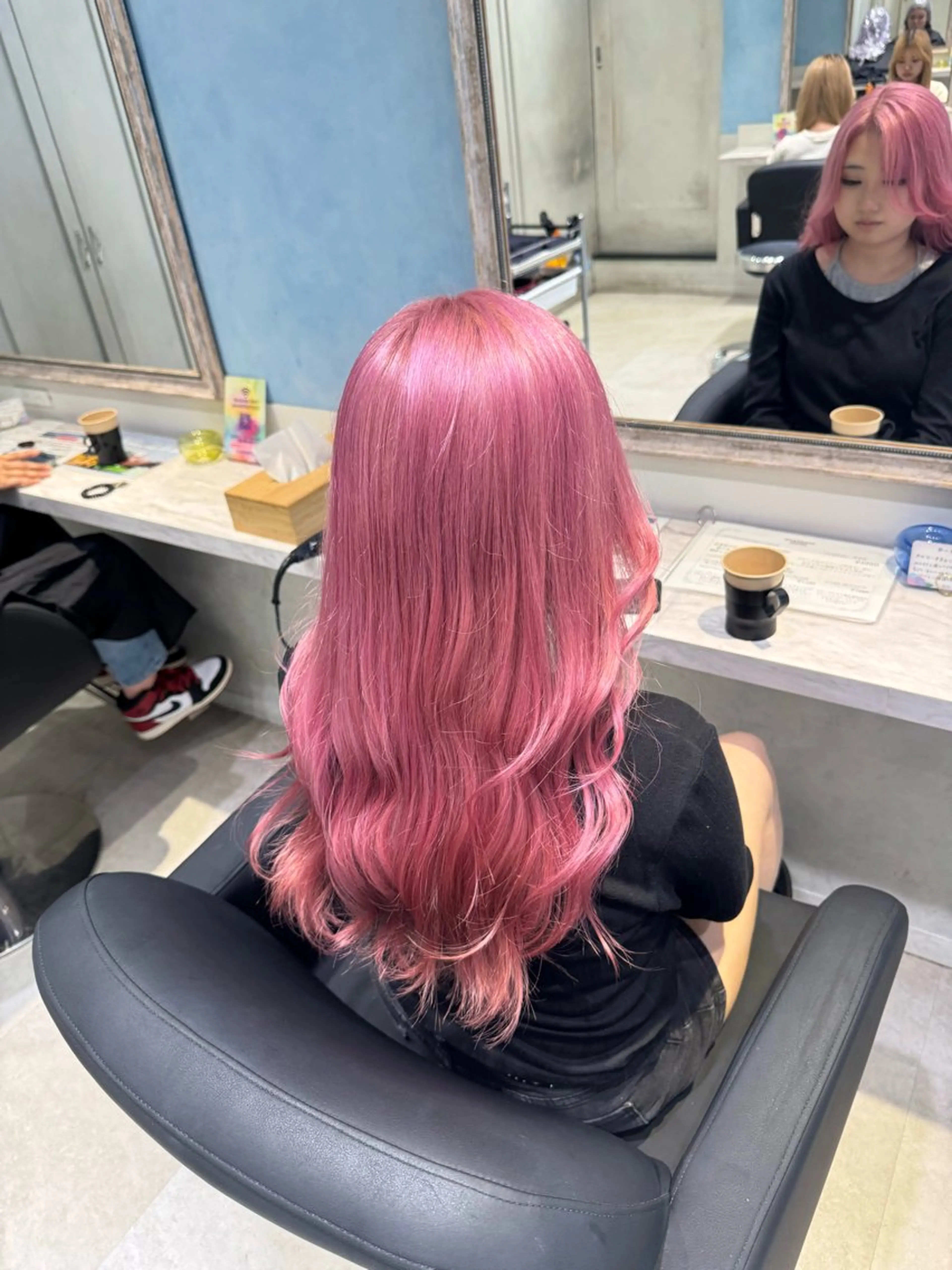 ロング カラー ブリーチ ケアブリーチ ケアカラー 髪質改善 韓国風ヘア ヘアカラー トリートメント 🦋ブリーチ/カラー 専門AYA💖のヘアスタイル