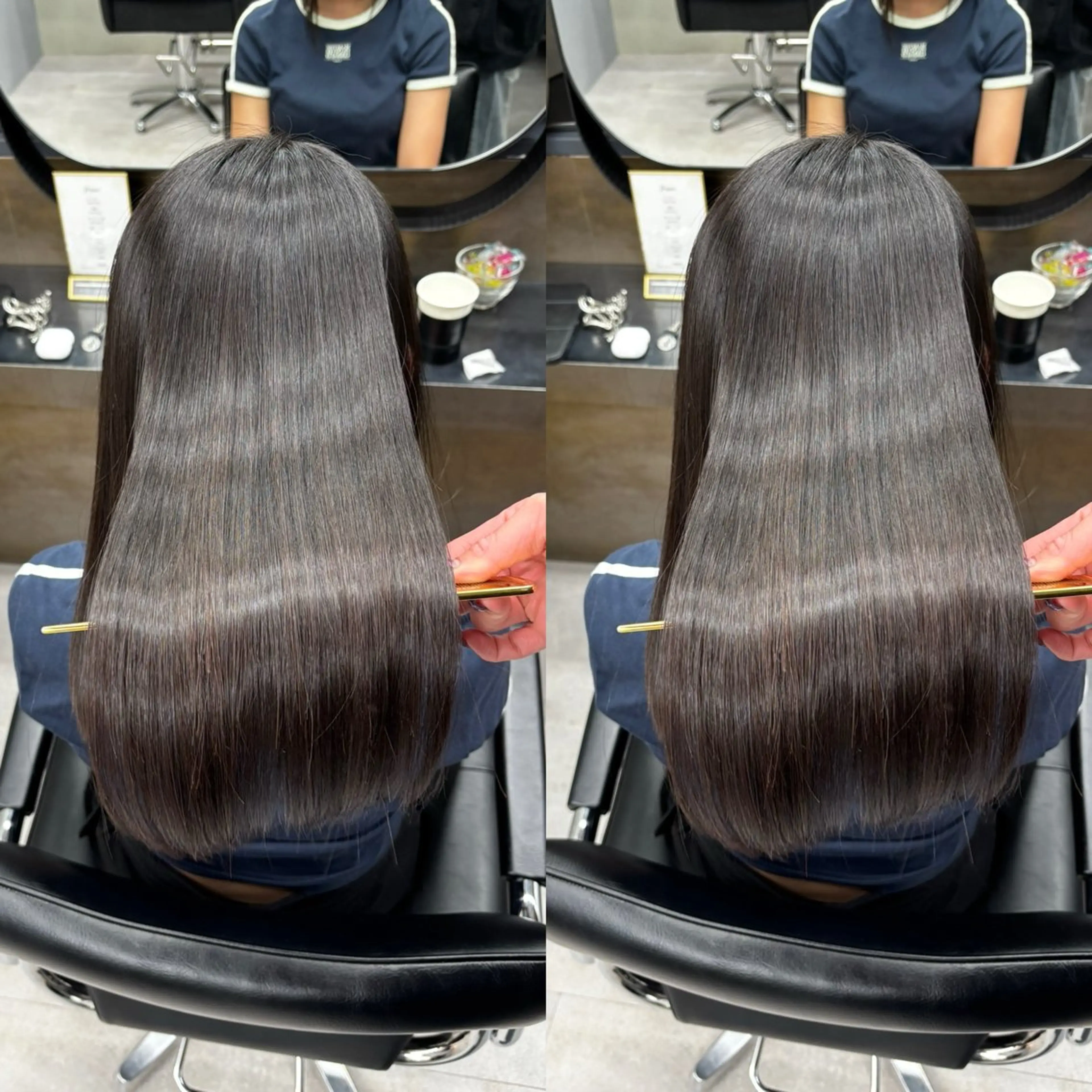 ロング カット ヘアカラー 縮毛矯正 トリートメント 新宿No.1艶髪矯正 美艶カラー/FUKAのヘアスタイル