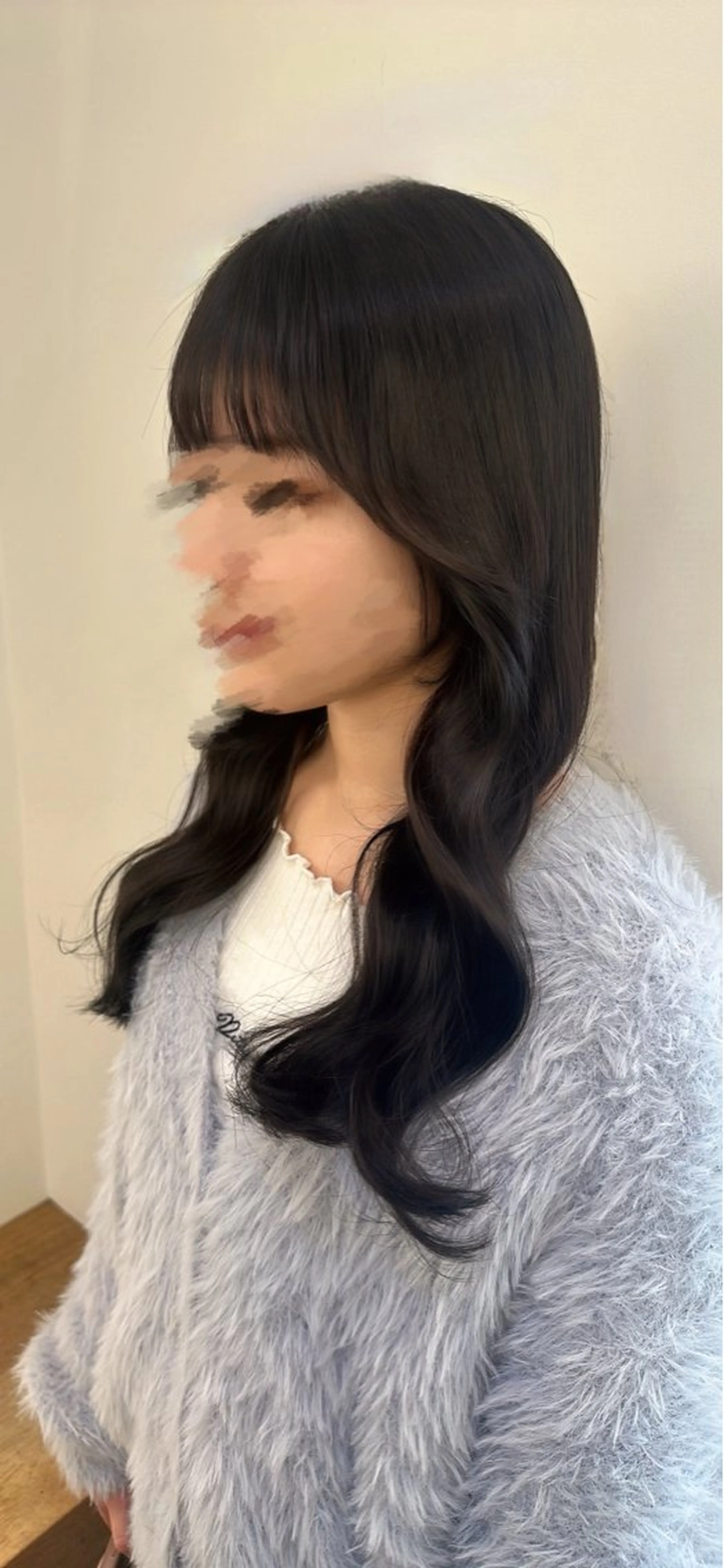 ロング カラー MIYU透明感カラー ブリーチなしWカラーのヘアスタイル