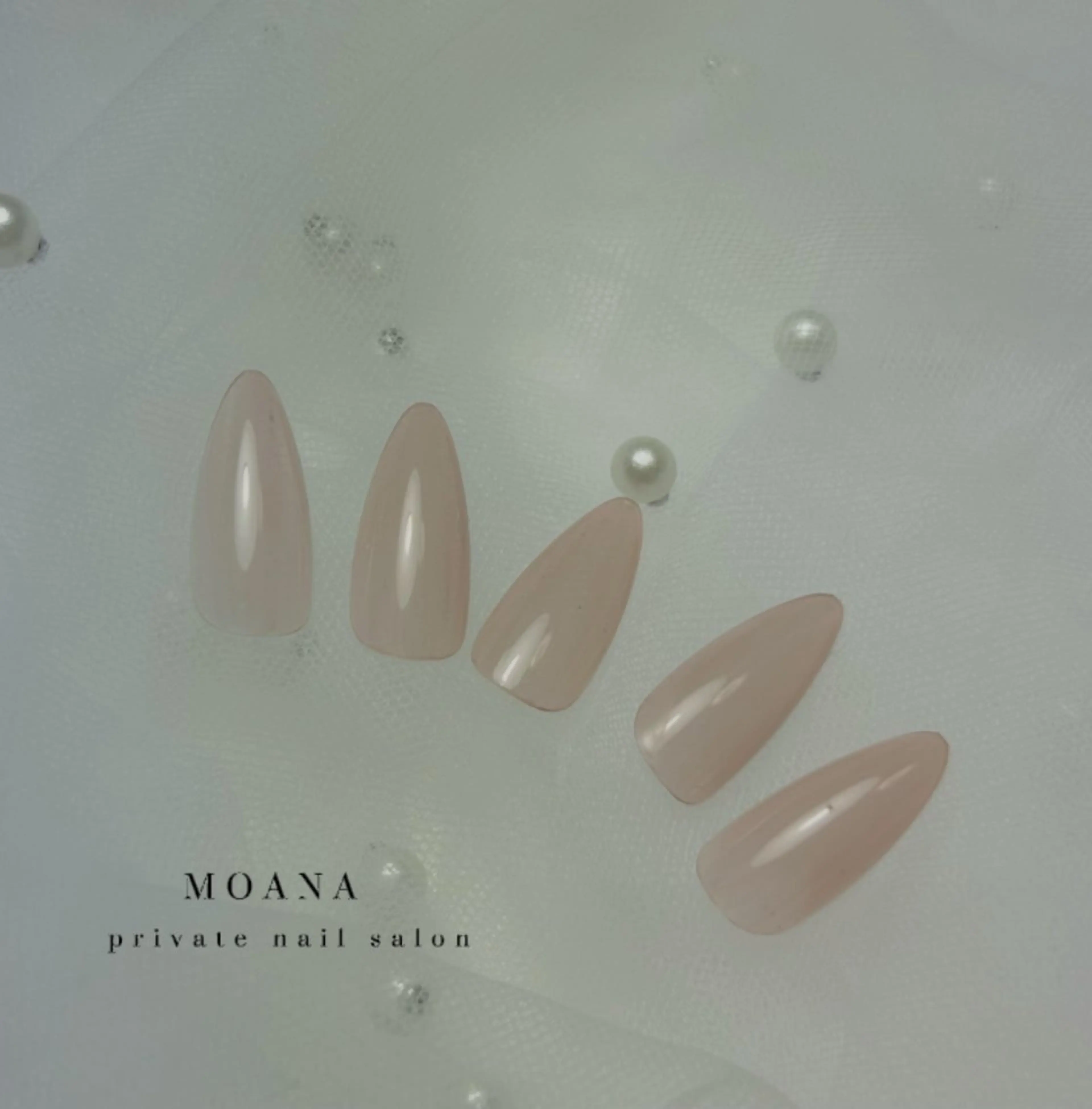 ネイル オフィスネイル ワンカラーネイル MOANA NAILのネイルデザイン