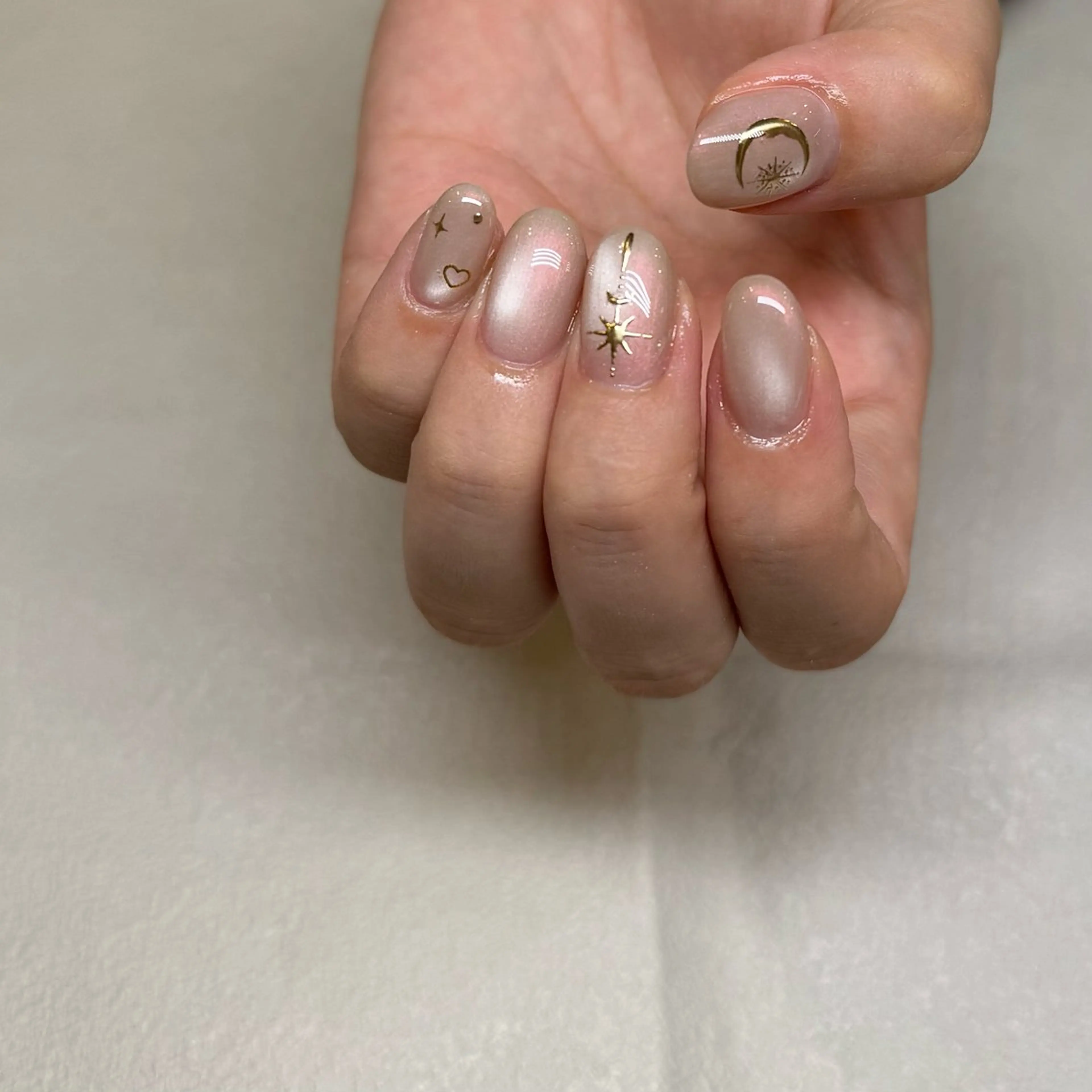 ネイル マグネットネイル ハンドネイル 鶴田୨ৎmaison de NALIのネイルデザイン