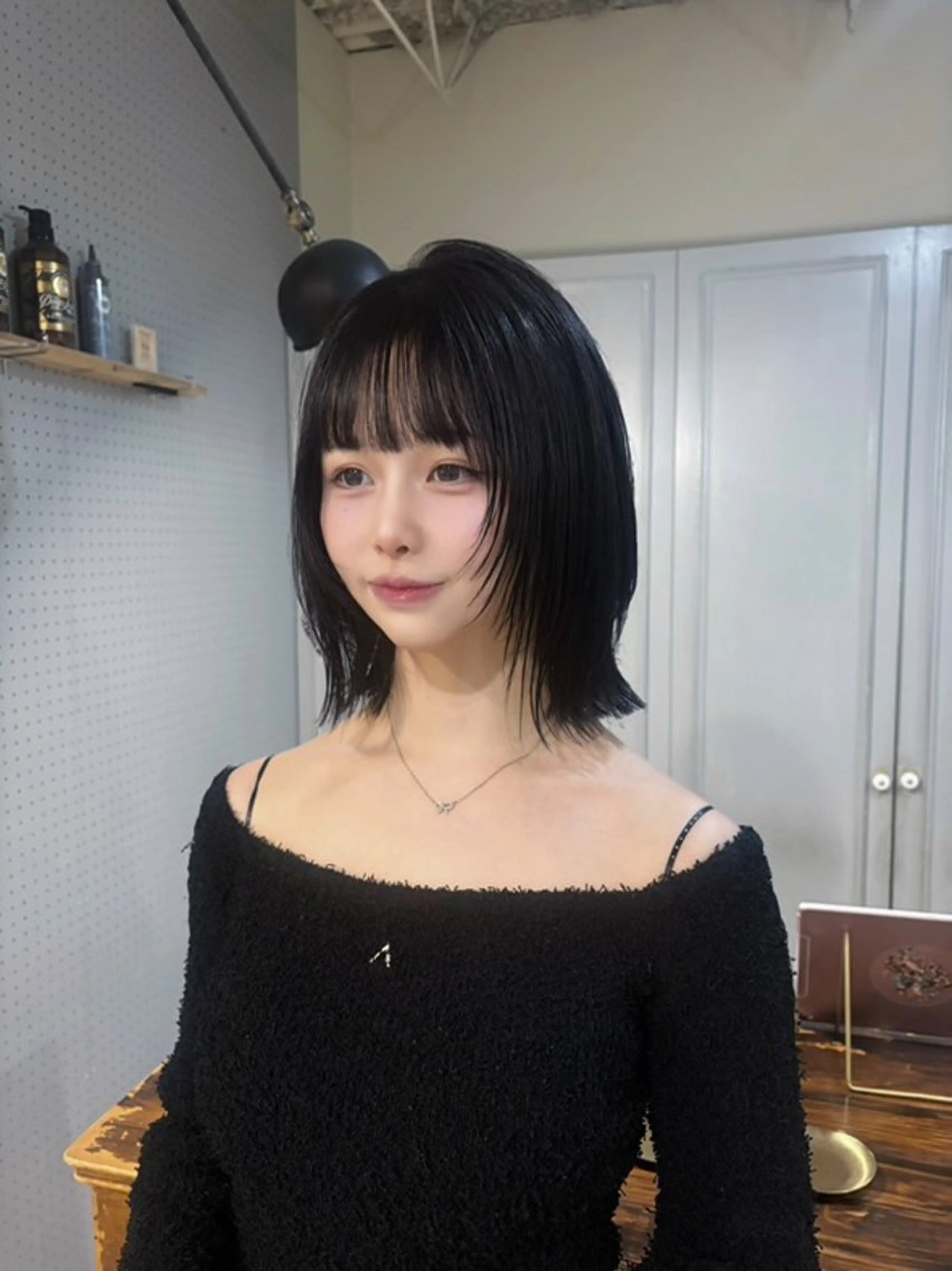 ミディアム カラー カット ヘアカラー 🤩噂のMr.髪ポジ ティブ®️yu🤩のヘアスタイル