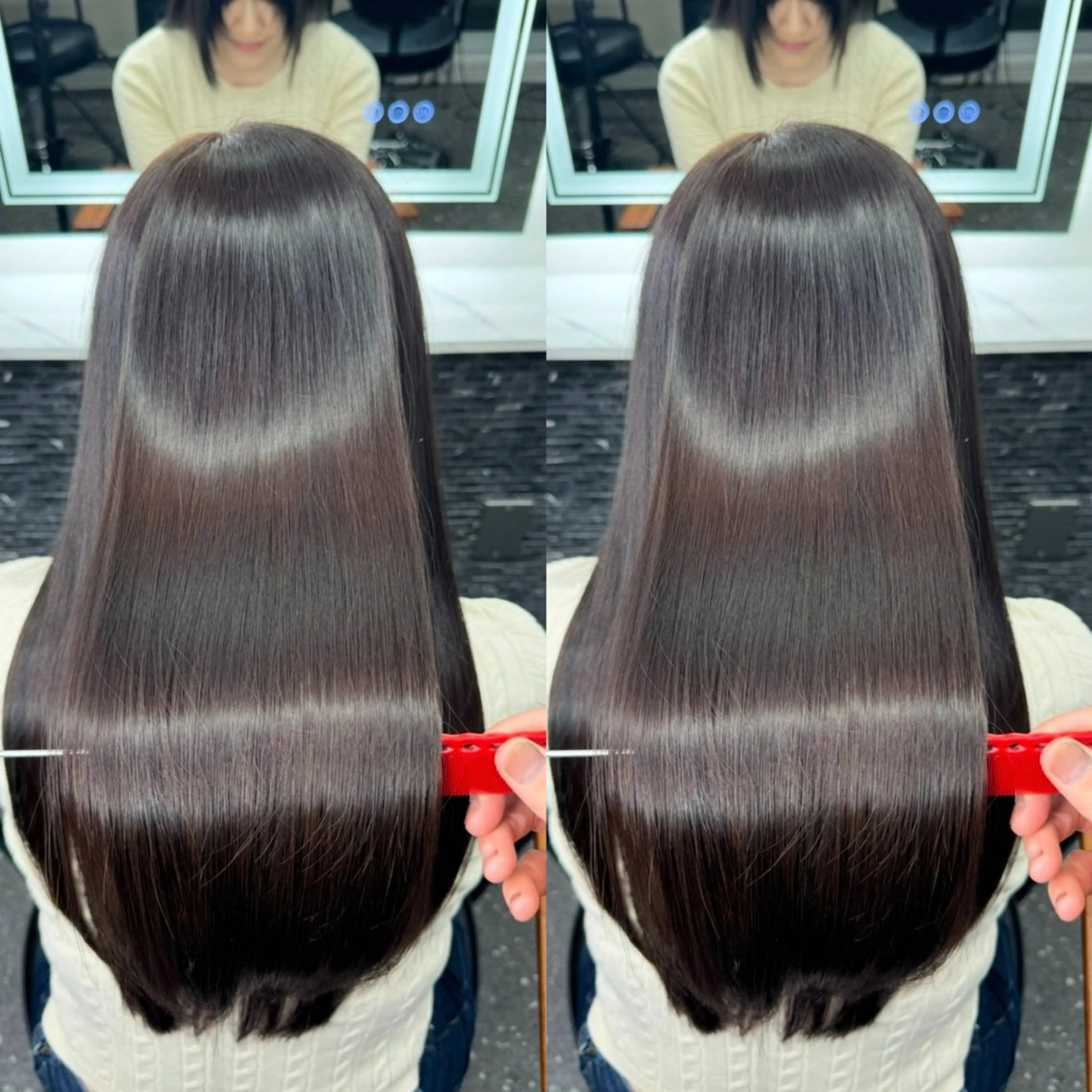 ロング カット ヘアカラー トリートメント 新宿/髪質改善支持率 Ｎｏ．1💍yasuのヘアスタイル