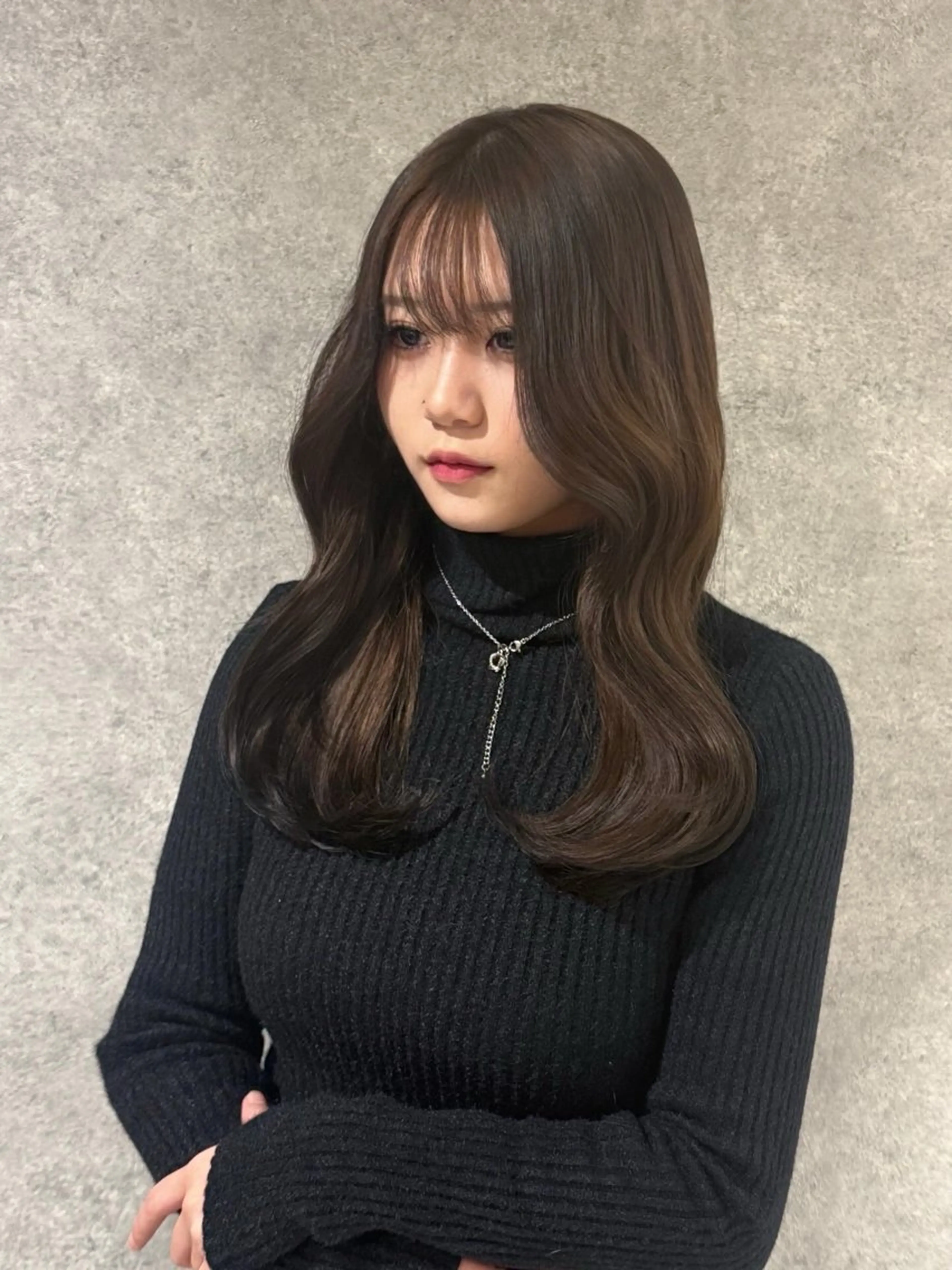 カラー ヘアカラー 紅都🫧透明感 水光カラー🫧のヘアスタイル