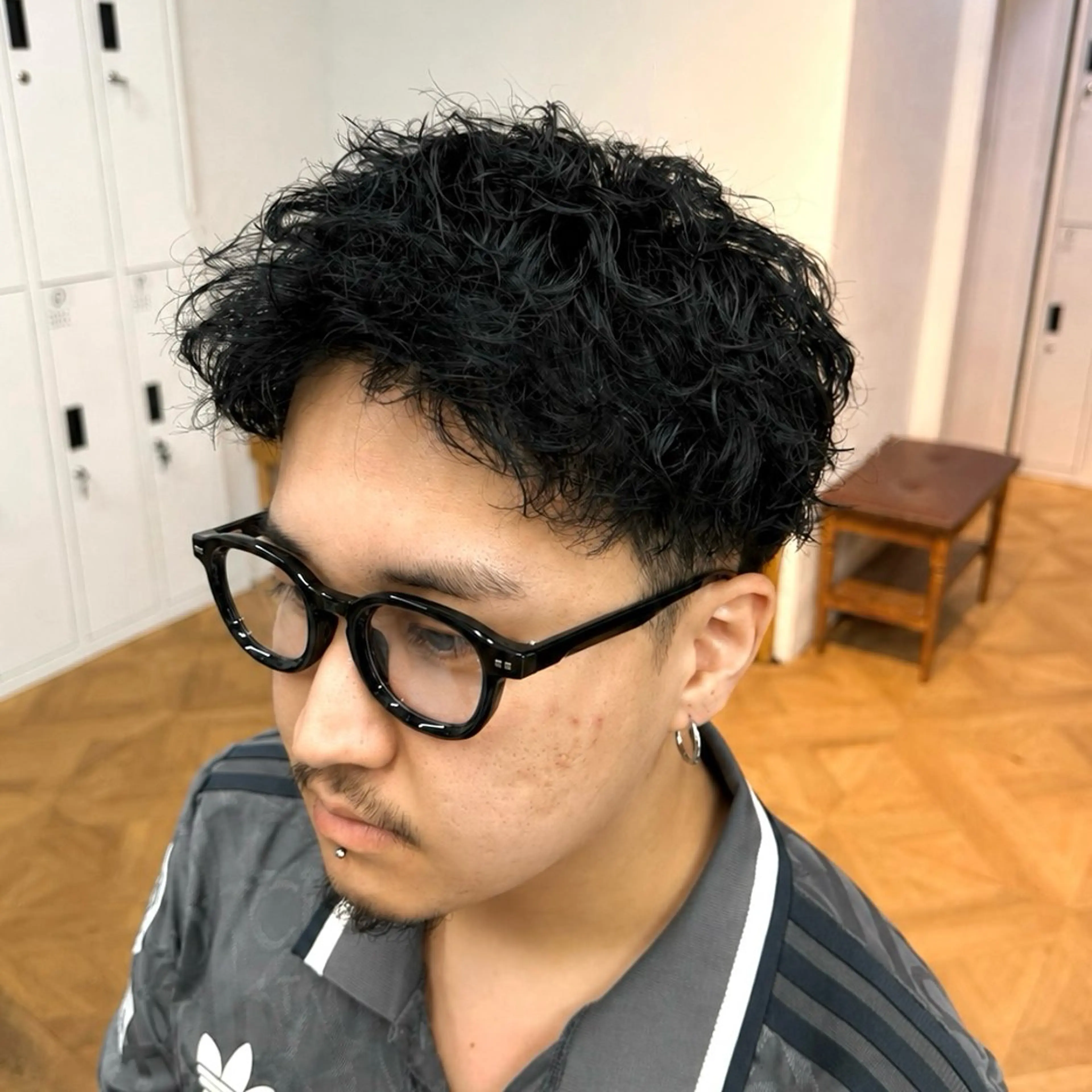 ショート パーマ メンズ カット パーマ 立川メンズ特化/ パーマ職人/氣田瞬介のヘアスタイル