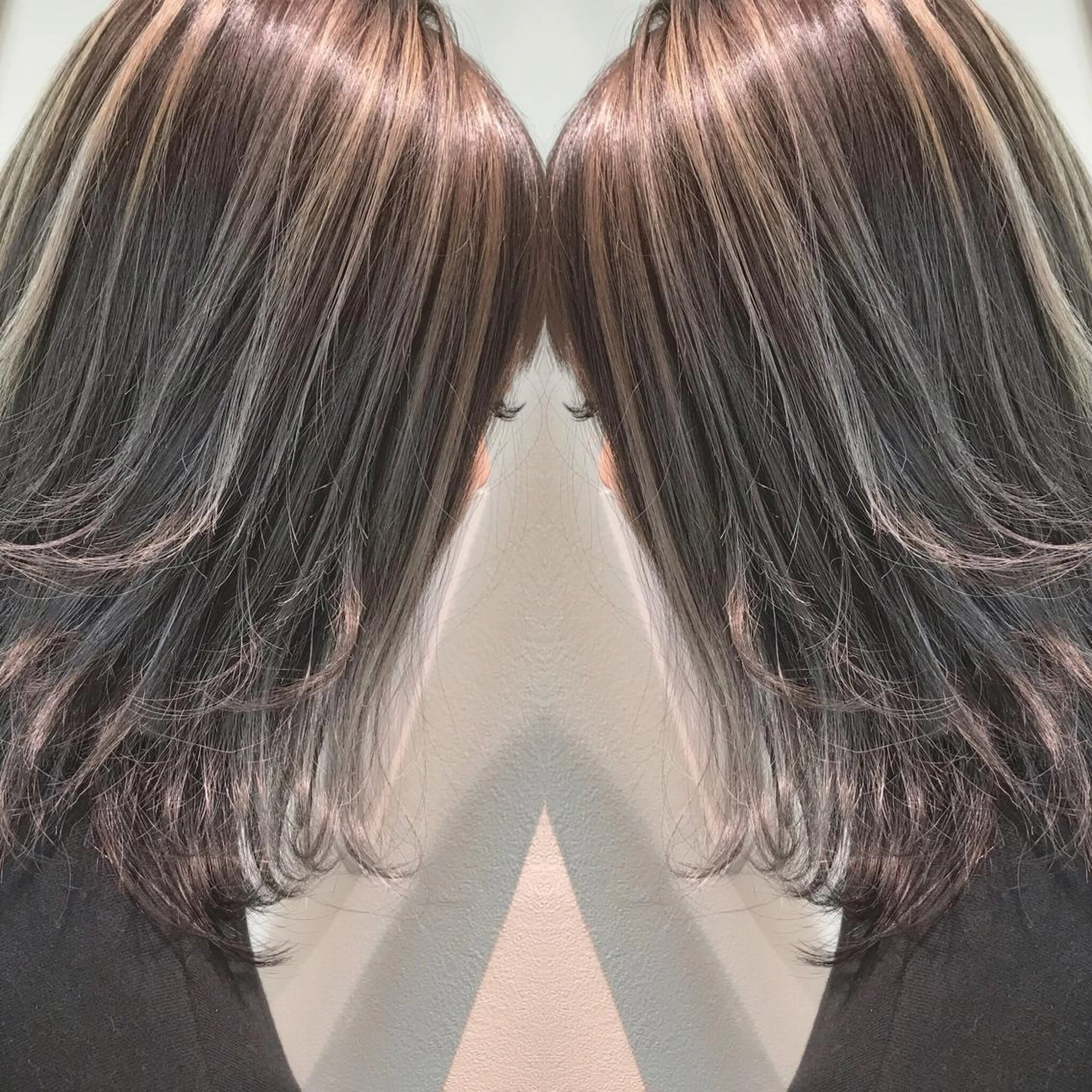 ミディアム カラー 外ハネヘア ヘアカラー Fave【フェイブ】 /🌈推し活のその他イメージ