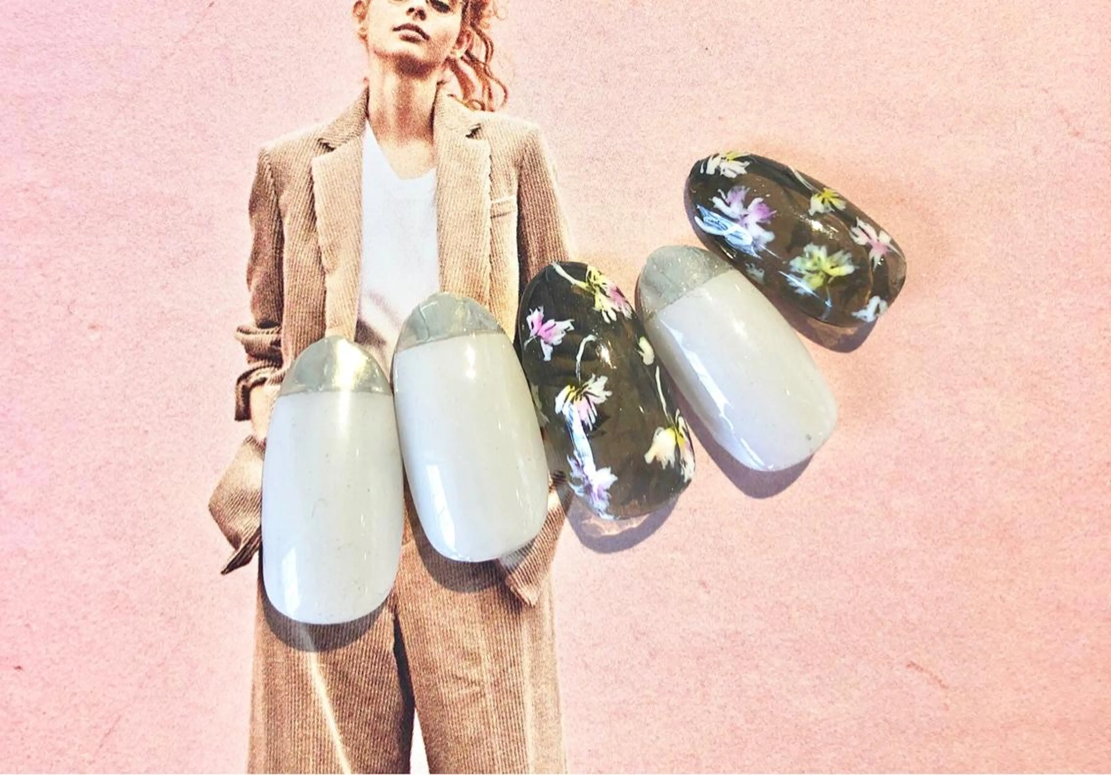 ネイル フラワーネイル TRAM-nail moriizumiのネイルデザイン