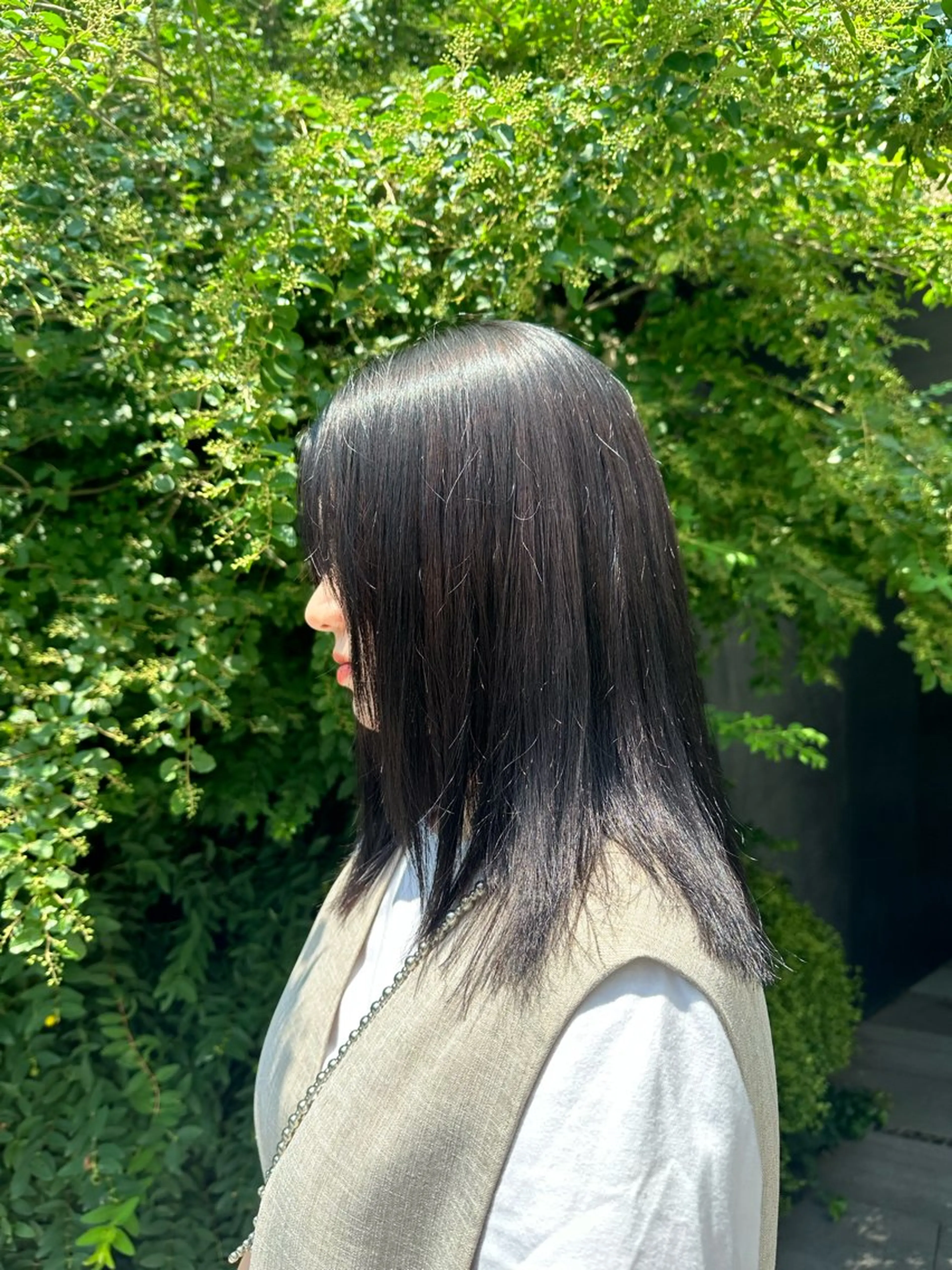 カラー ヘアカラー トリートメント 艶カラー/美髪/ 【lyann】ゆきののヘアスタイル