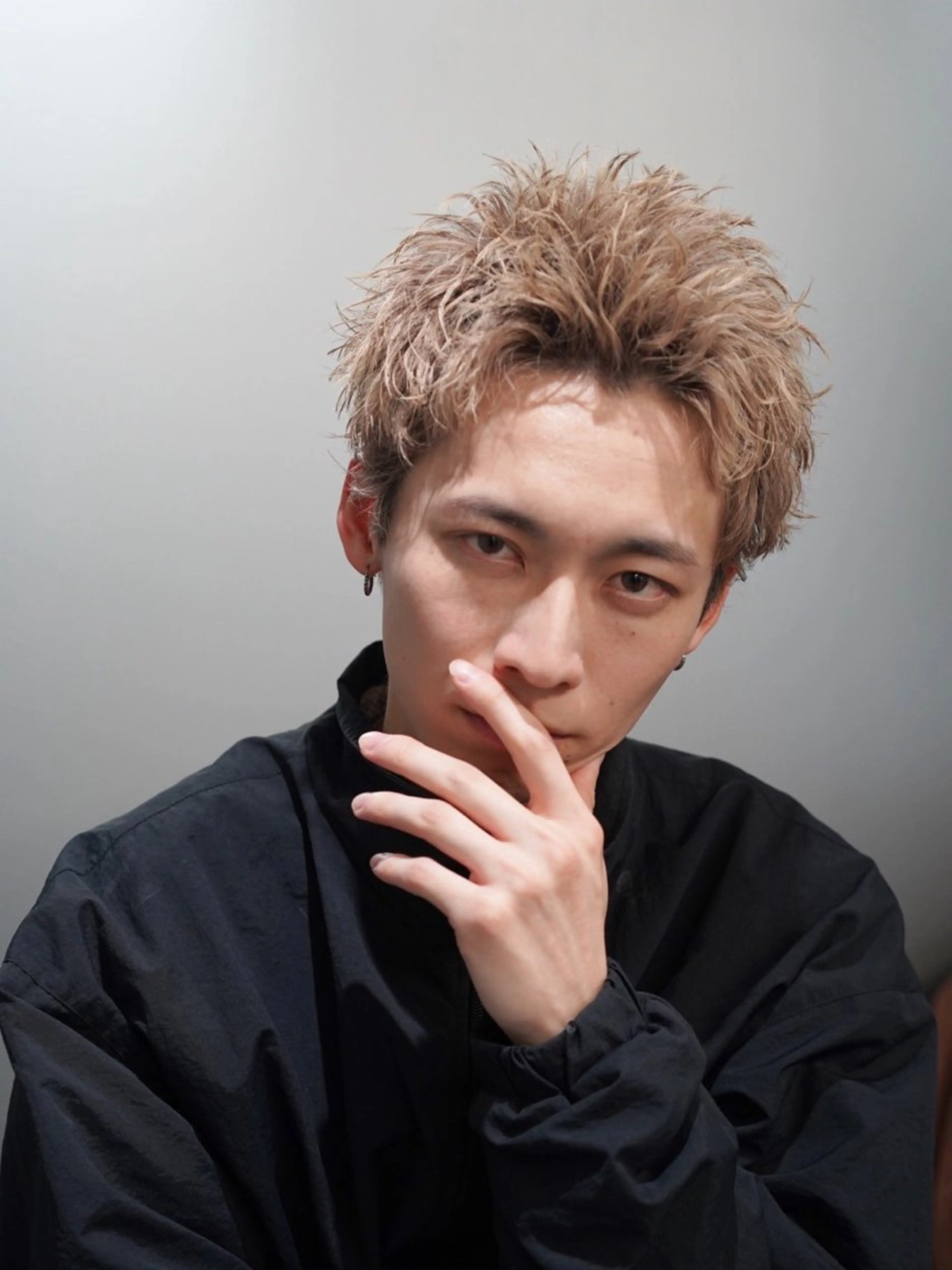 ショート メンズ メンズパーマ 波巻きパーマ fifth リュウセイのヘアスタイル