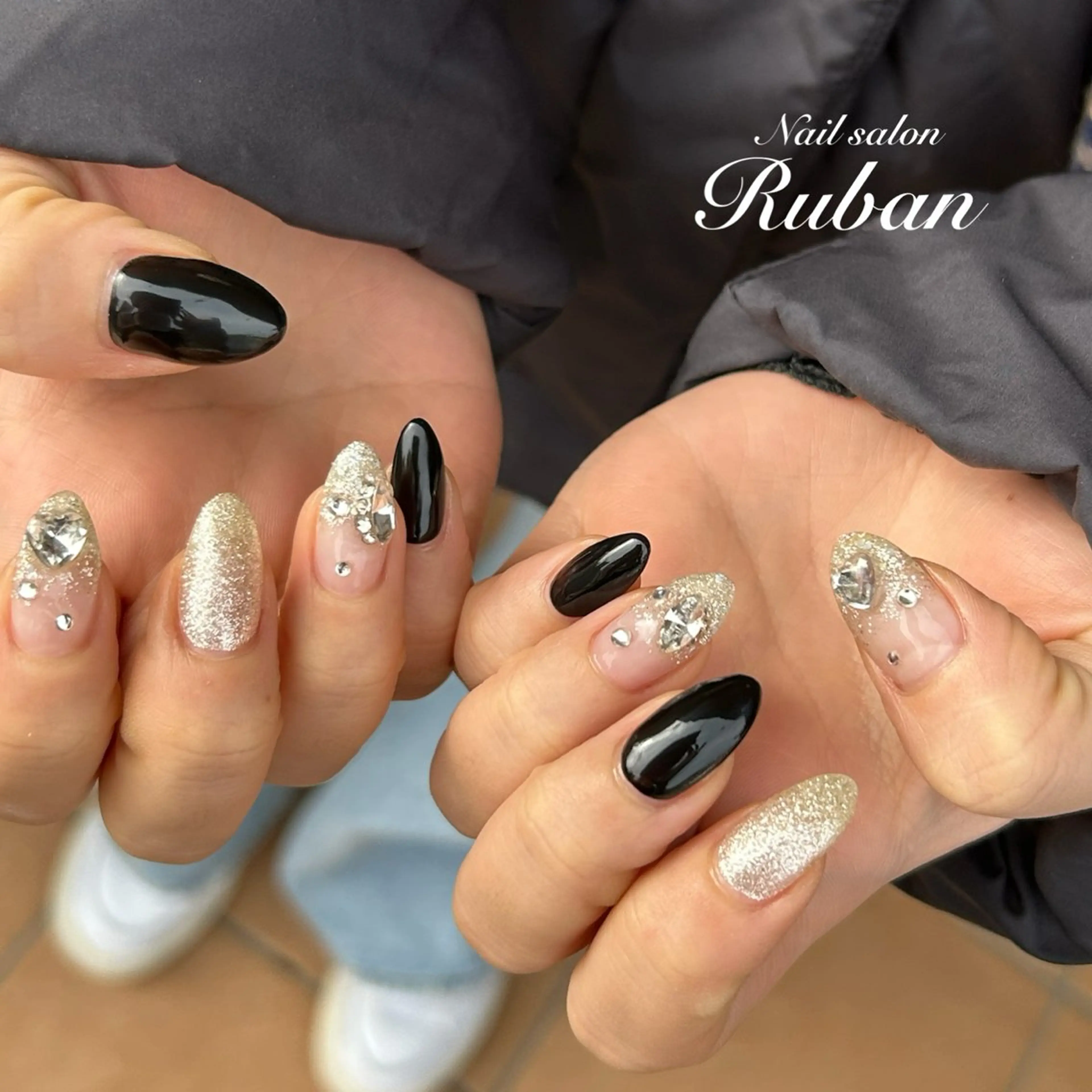 ネイル キラキラネイル Nail salon Rubanのネイルデザイン